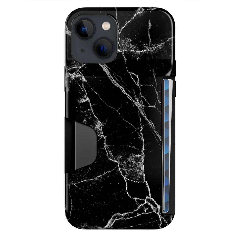 Black Marble Iphone Wallet Case - Image 25