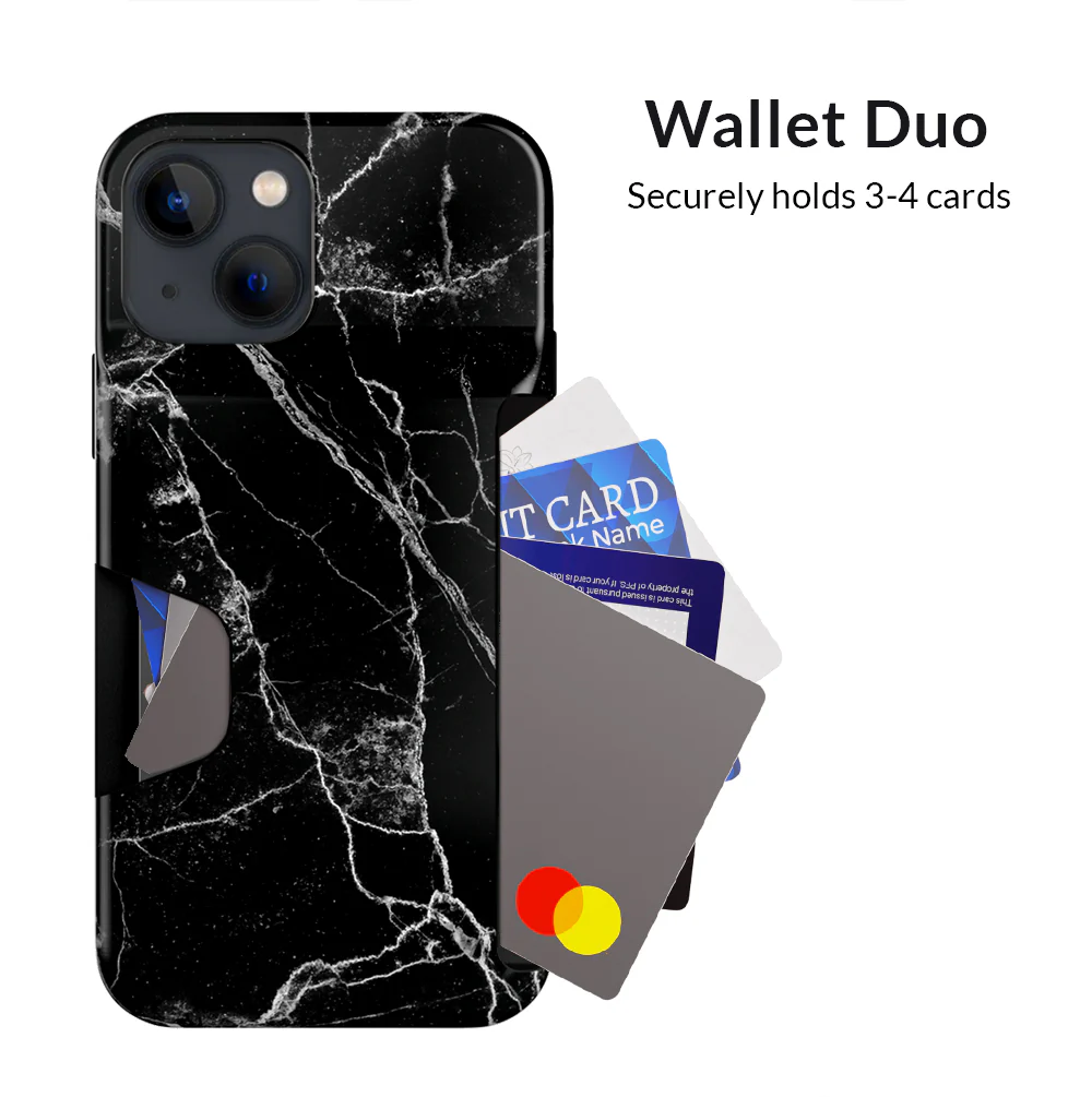 Black Marble Iphone Wallet Case - Image 27
