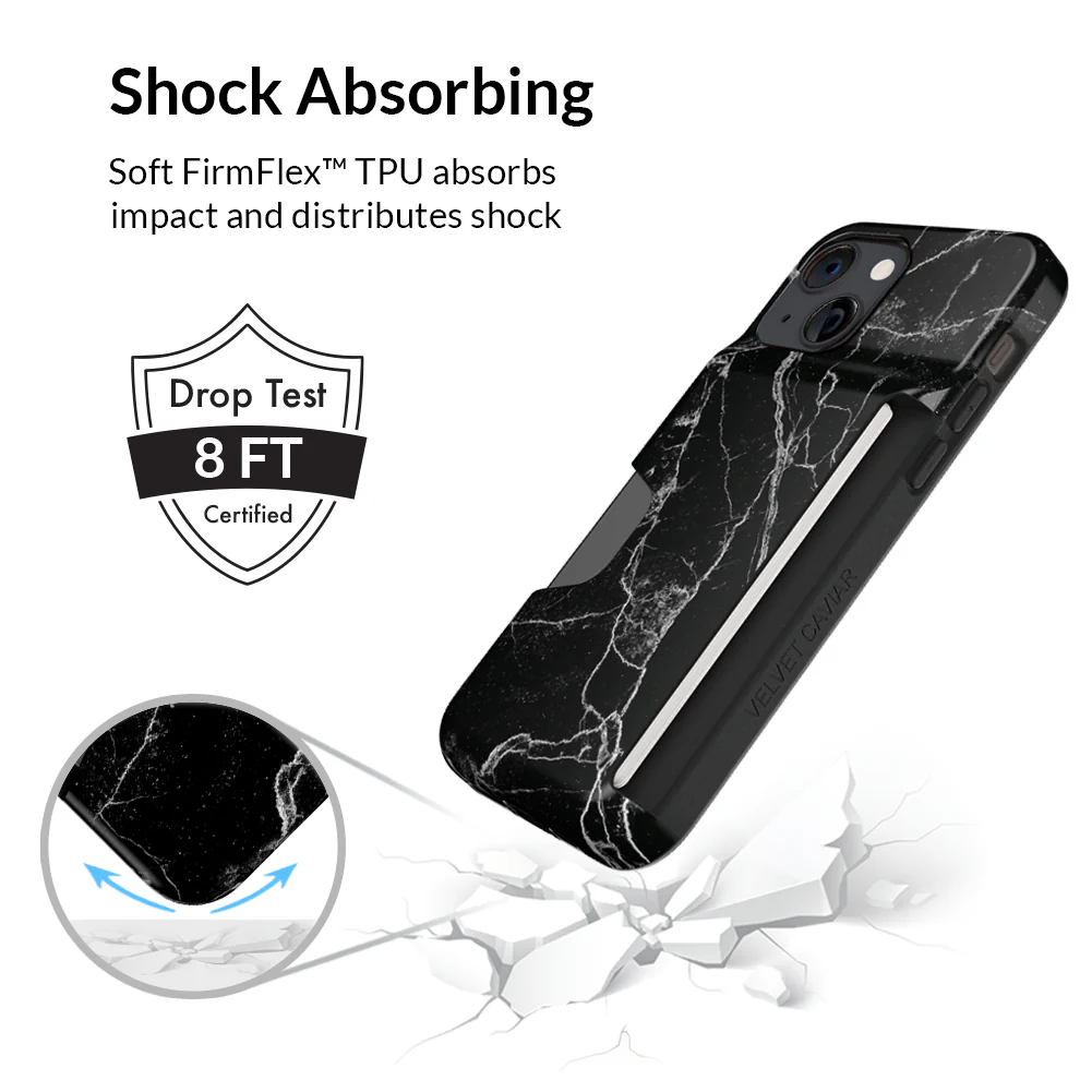 Black Marble Iphone Wallet Case - Image 30