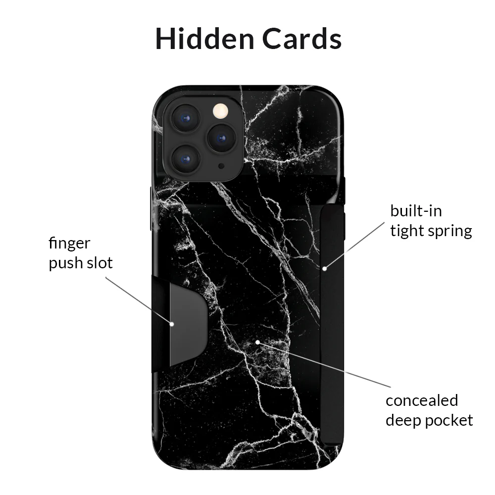 Black Marble Iphone Wallet Case - Image 88