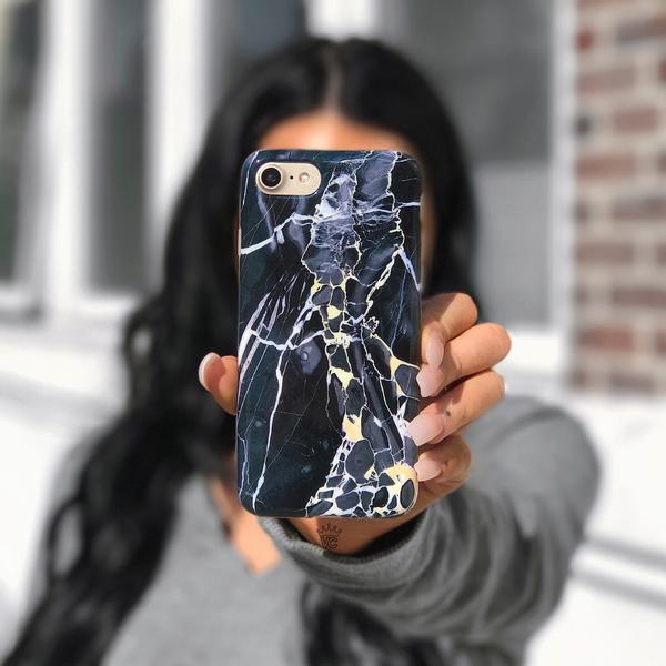 Black Panther Marble iPhone Case - Image 12