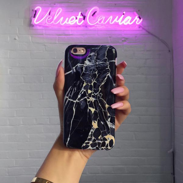 Black Panther Marble iPhone Case - Image 32