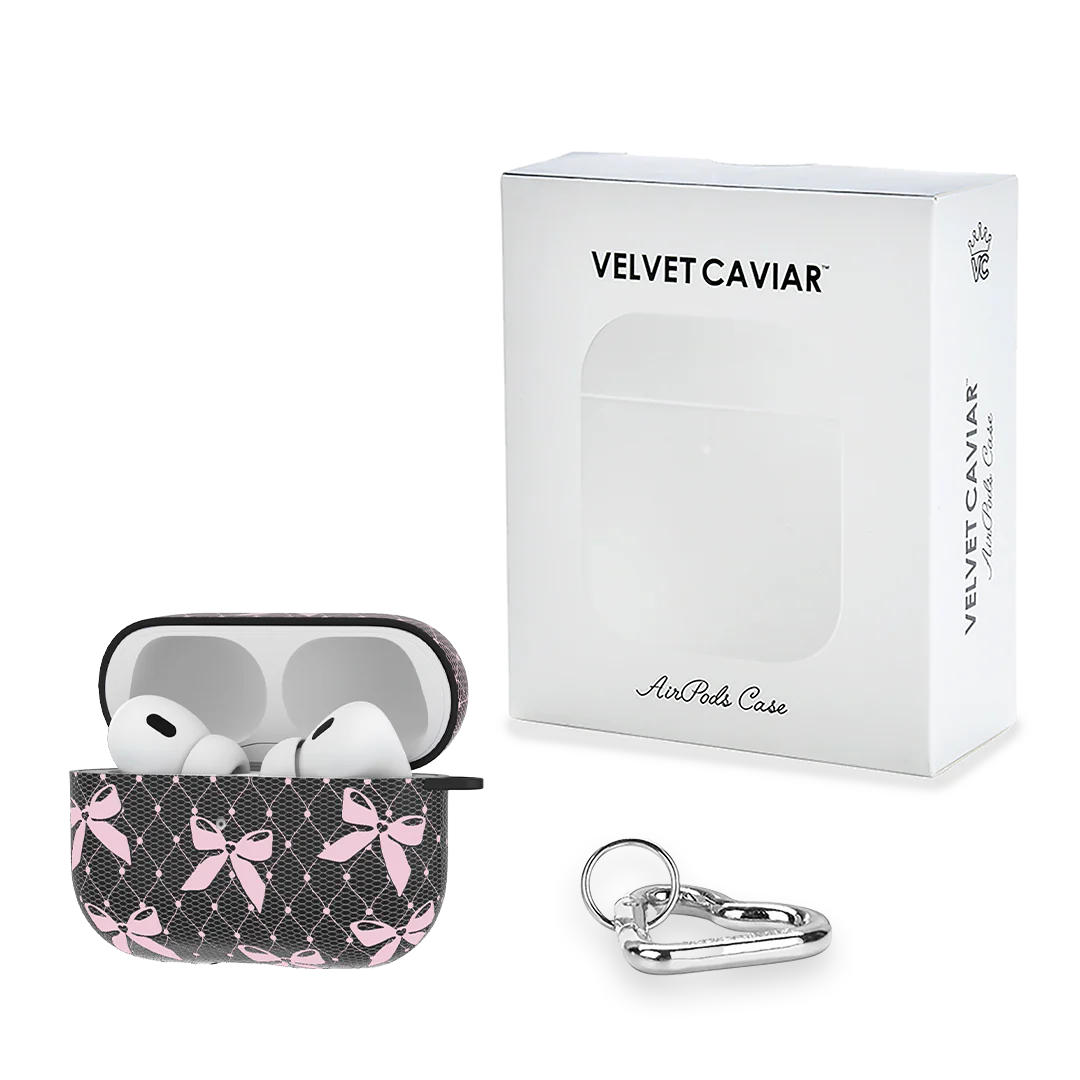 Lacy Pink Bows AirPod Case - Image 10
