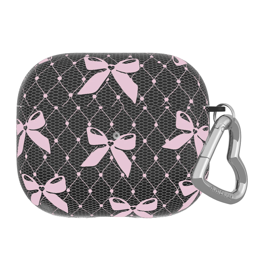 Lacy Pink Bows AirPod Case - Image 11