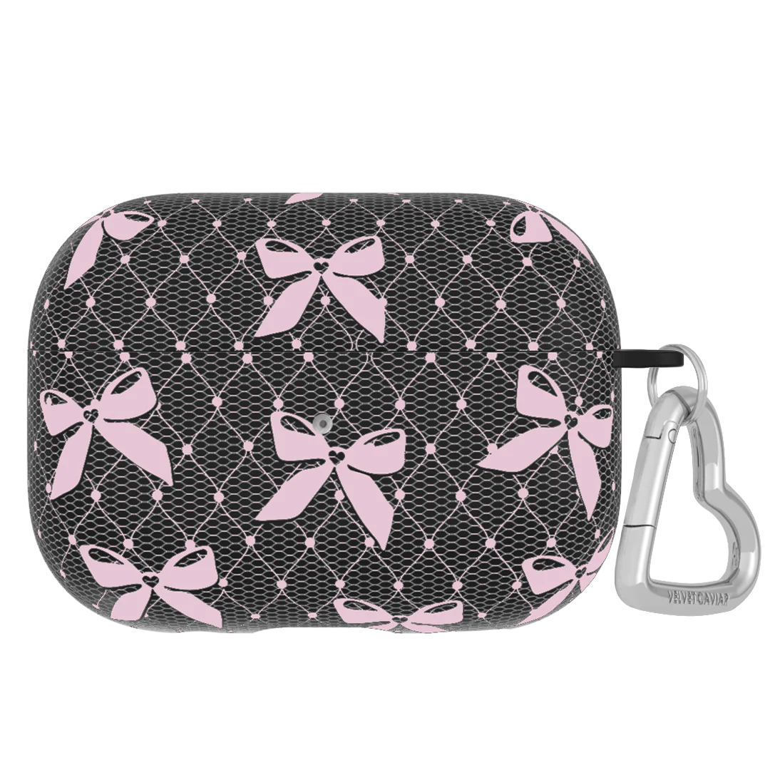 Lacy Pink Bows AirPod Case - Image 6