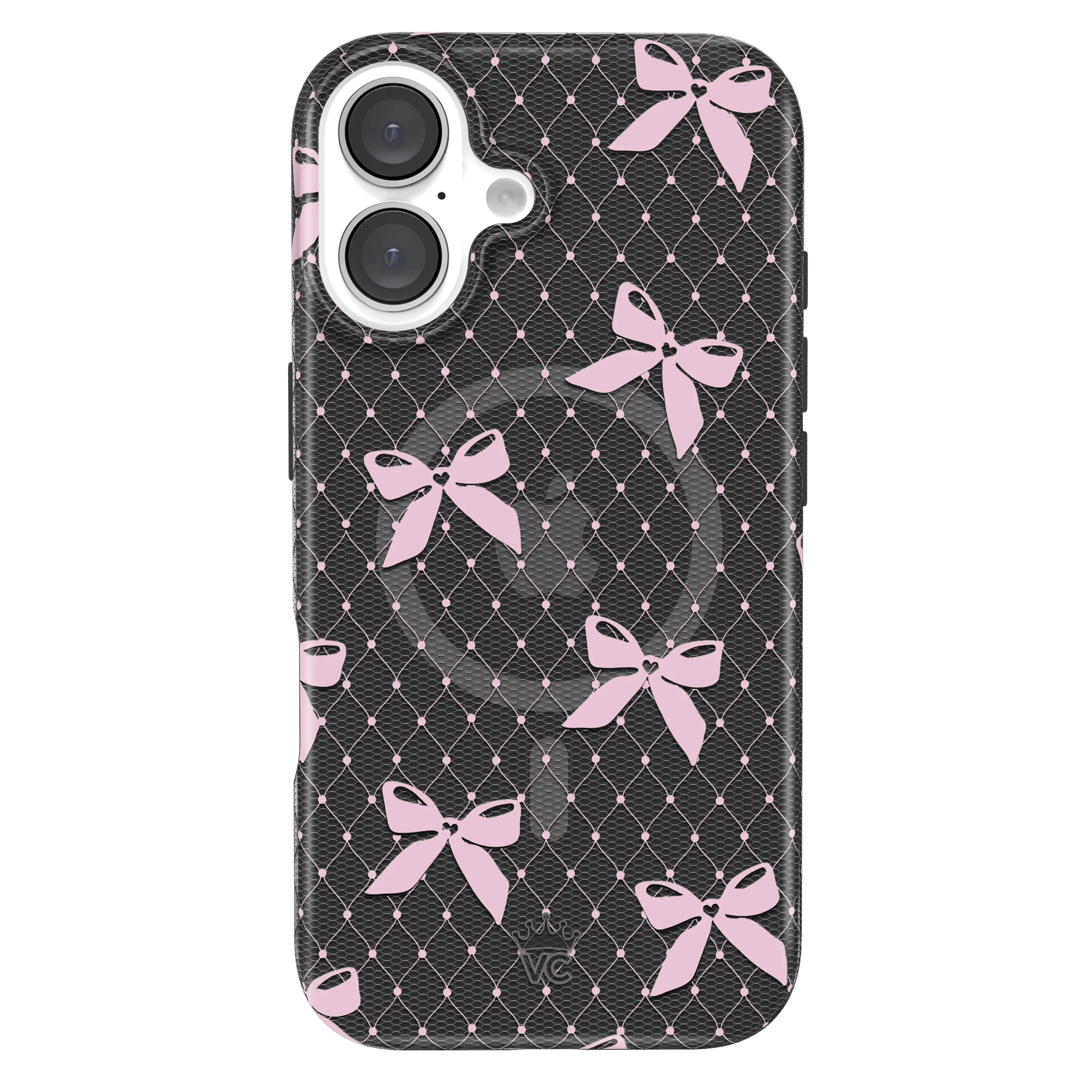 Lacy Pink Bows iPhone Case - Image 11