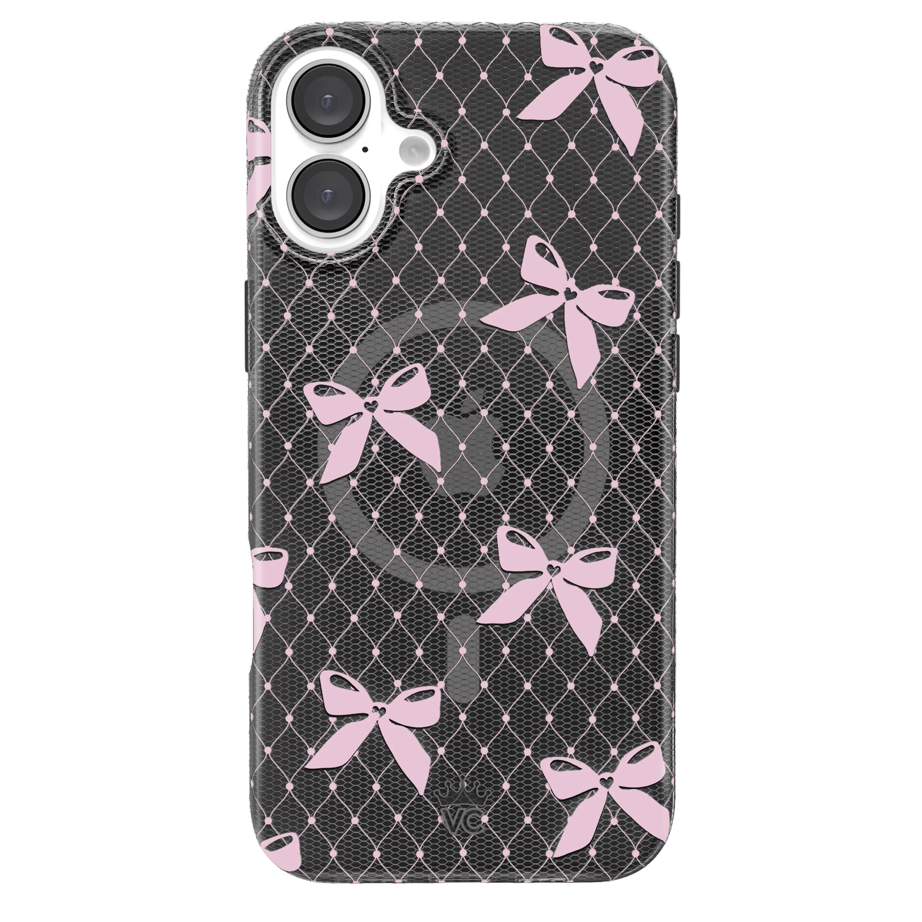 Lacy Pink Bows iPhone Case - Image 16