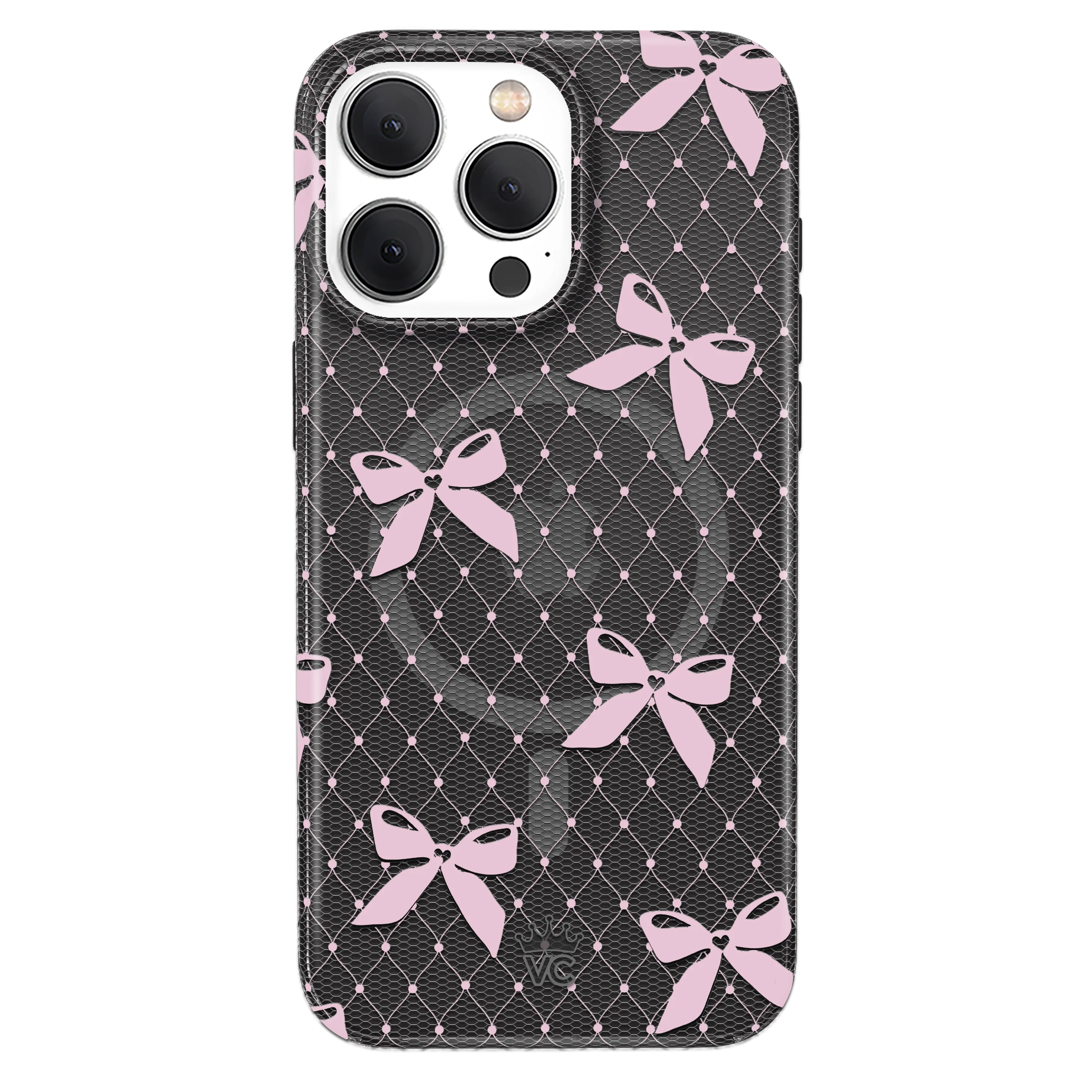 Lacy Pink Bows iPhone Case - Image 21