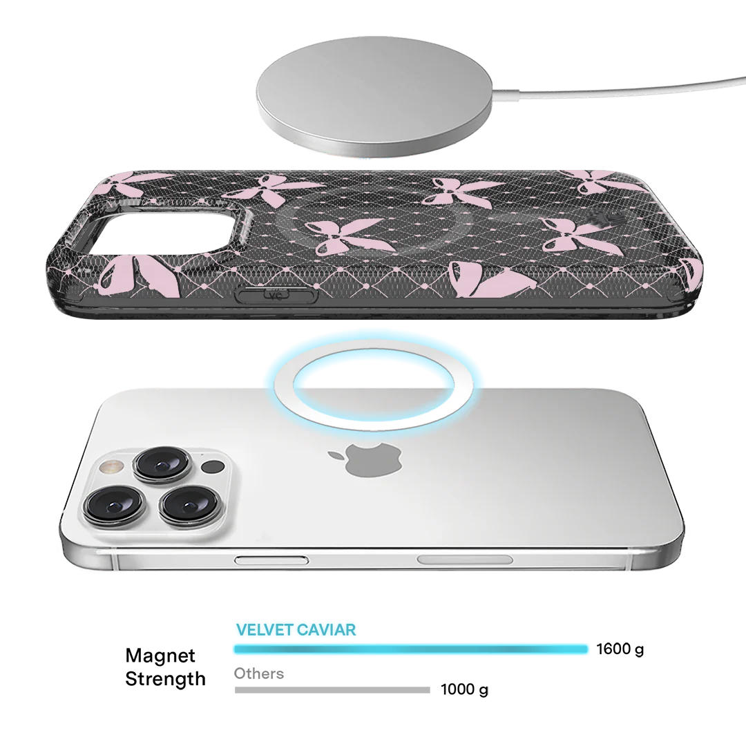 Lacy Pink Bows iPhone Case - Image 23