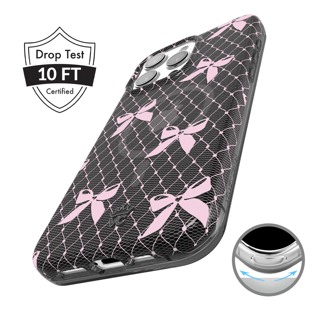 Lacy Pink Bows iPhone Case - Image 24