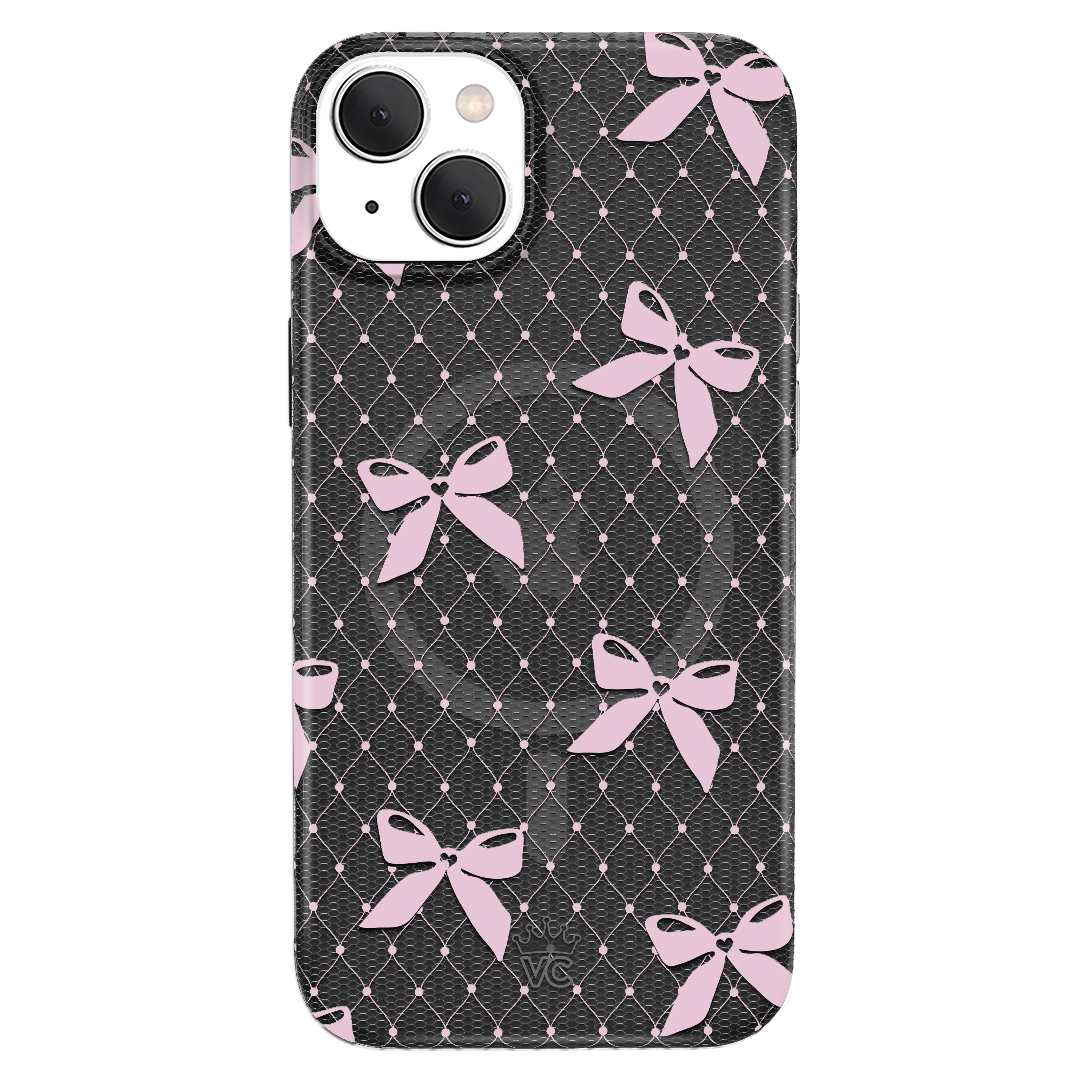 Lacy Pink Bows iPhone Case - Image 36