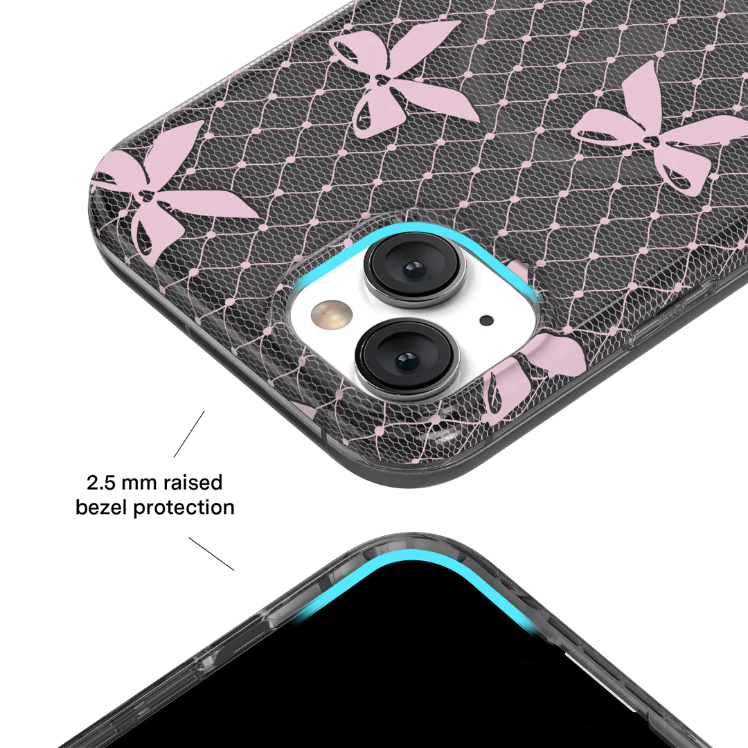 Lacy Pink Bows iPhone Case - Image 37