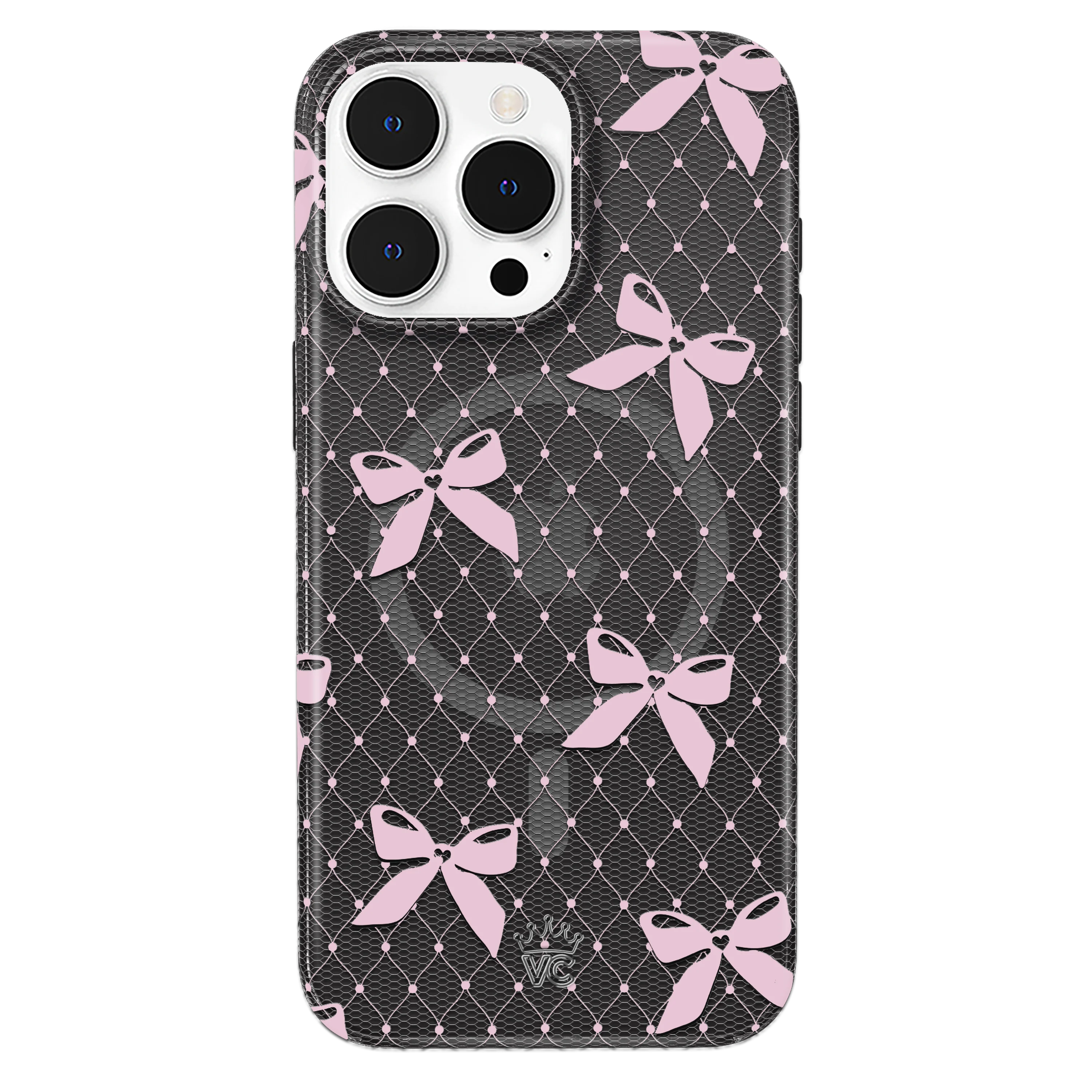 Lacy Pink Bows iPhone Case - Image 41