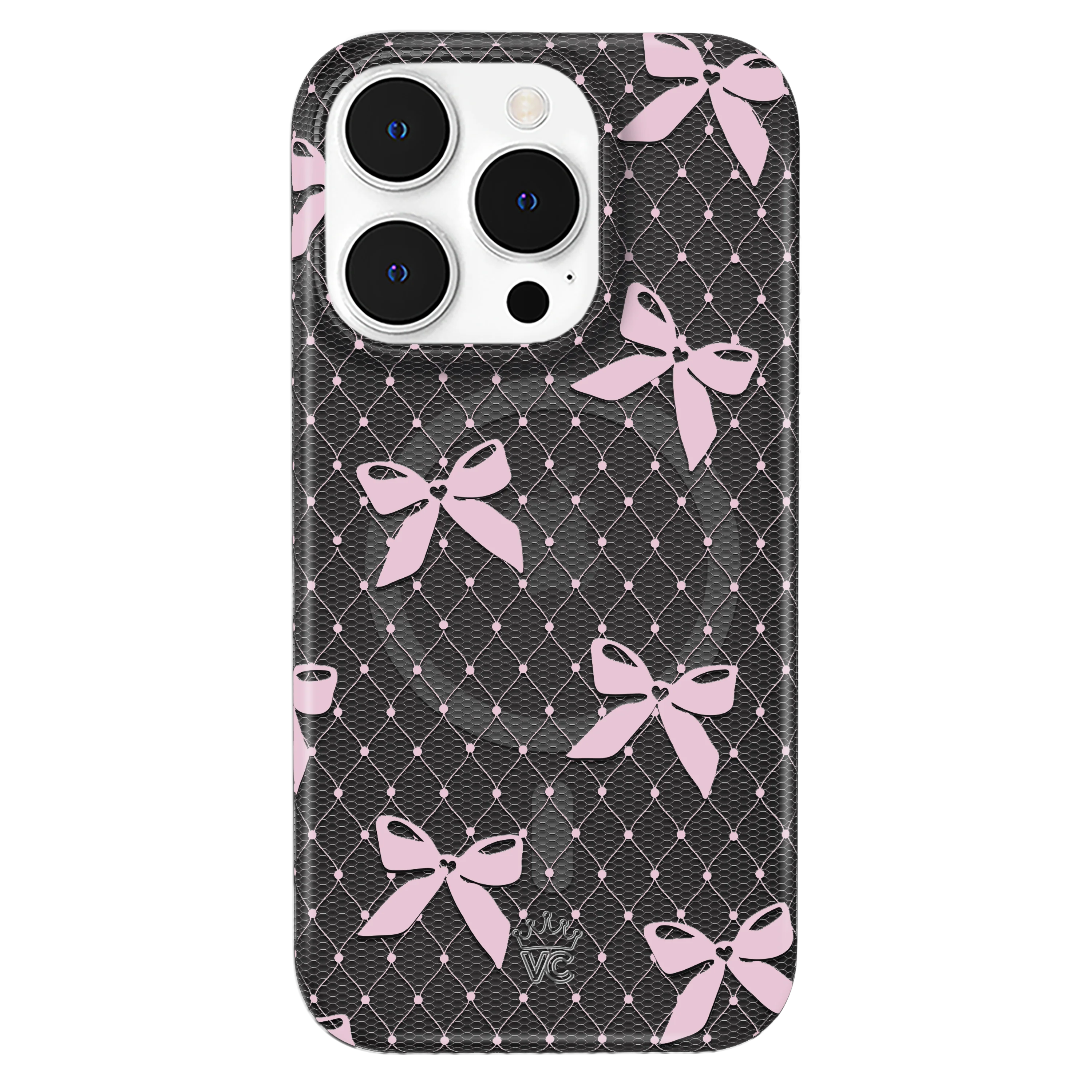 Lacy Pink Bows iPhone Case - Image 46