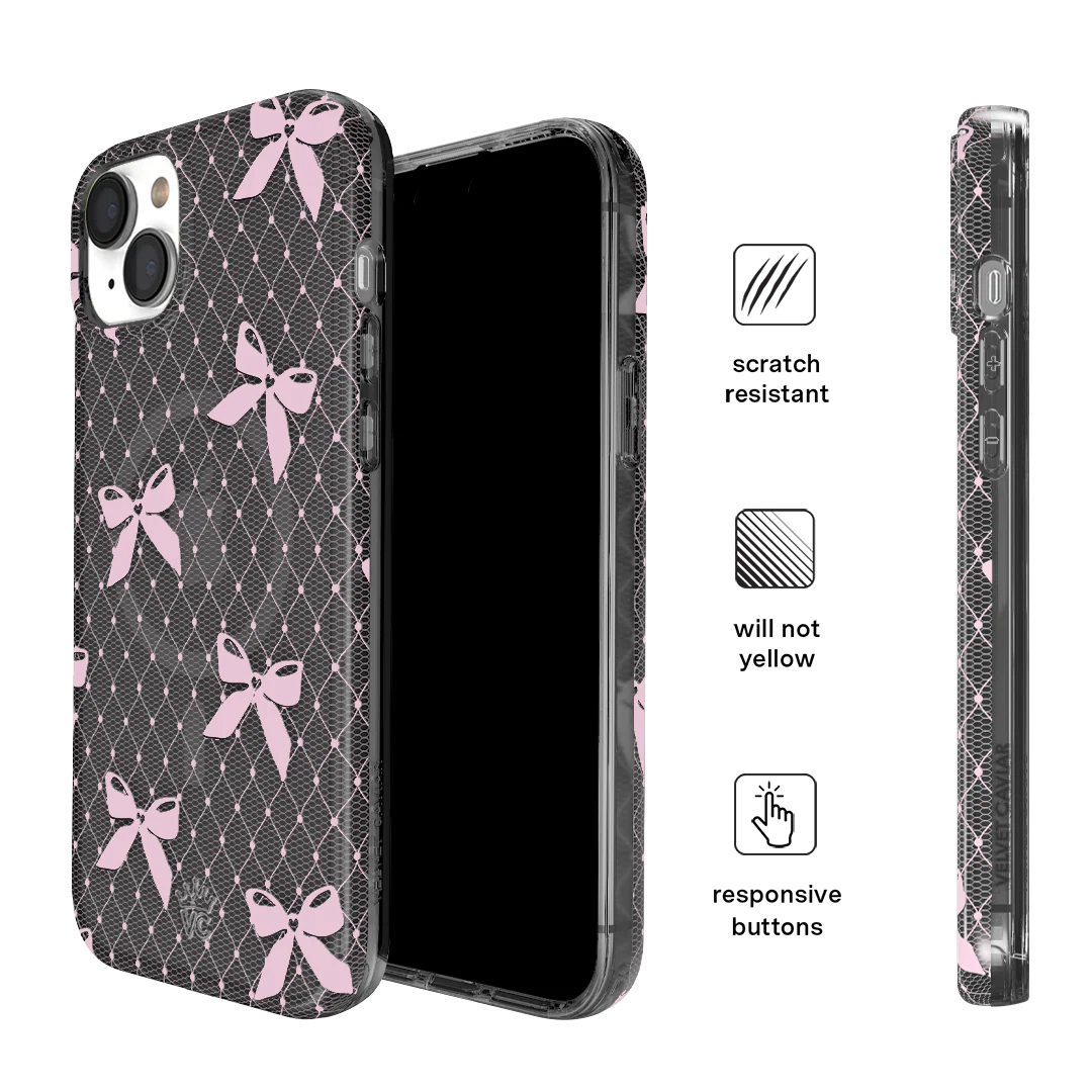 Lacy Pink Bows iPhone Case - Image 55