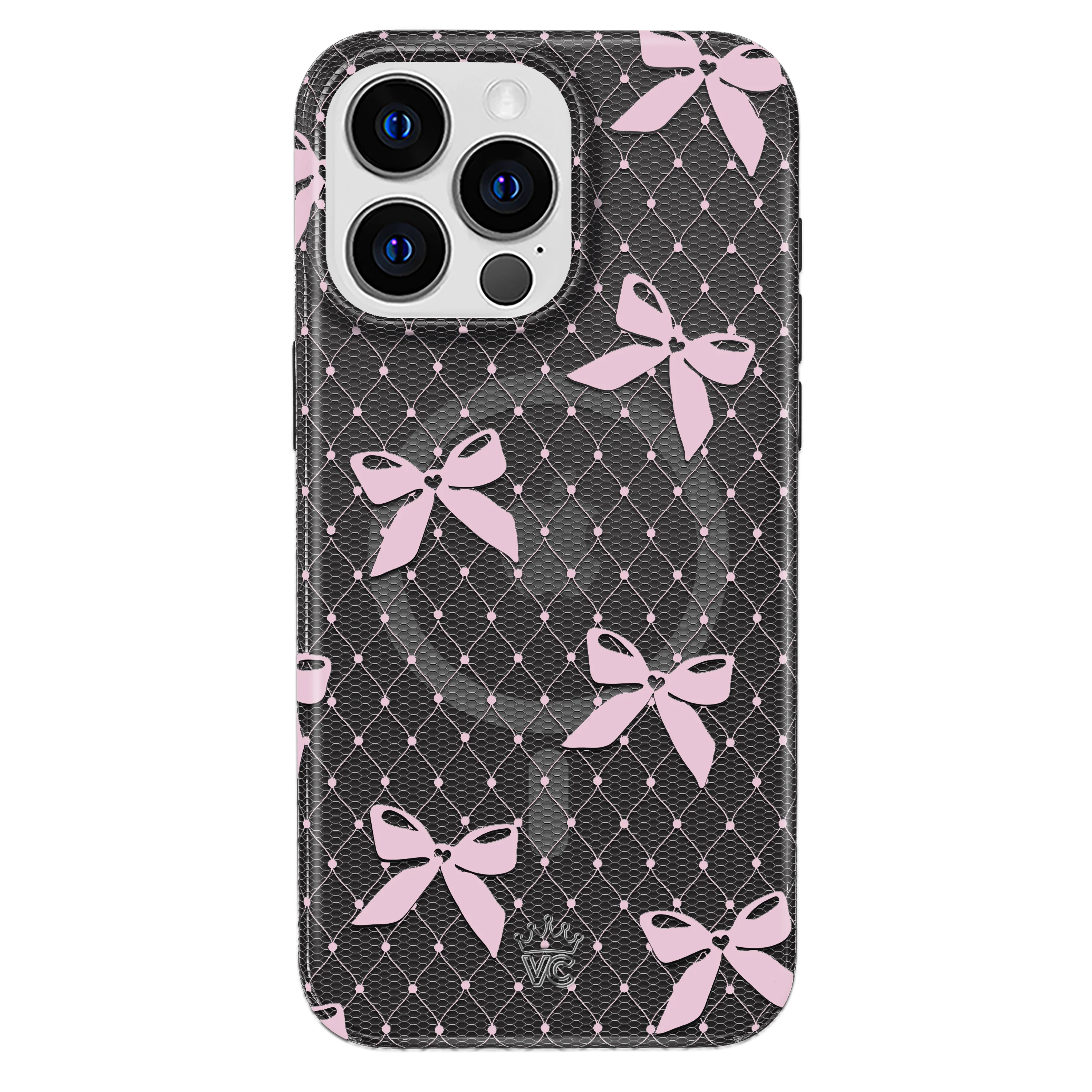 Lacy Pink Bows iPhone Case - Image 61