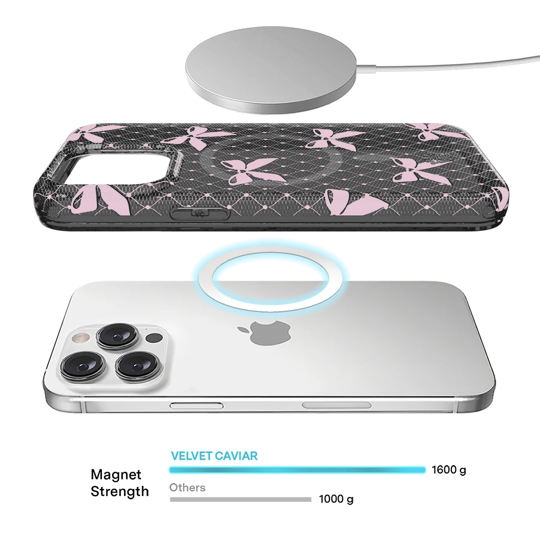 Lacy Pink Bows iPhone Case - Image 63