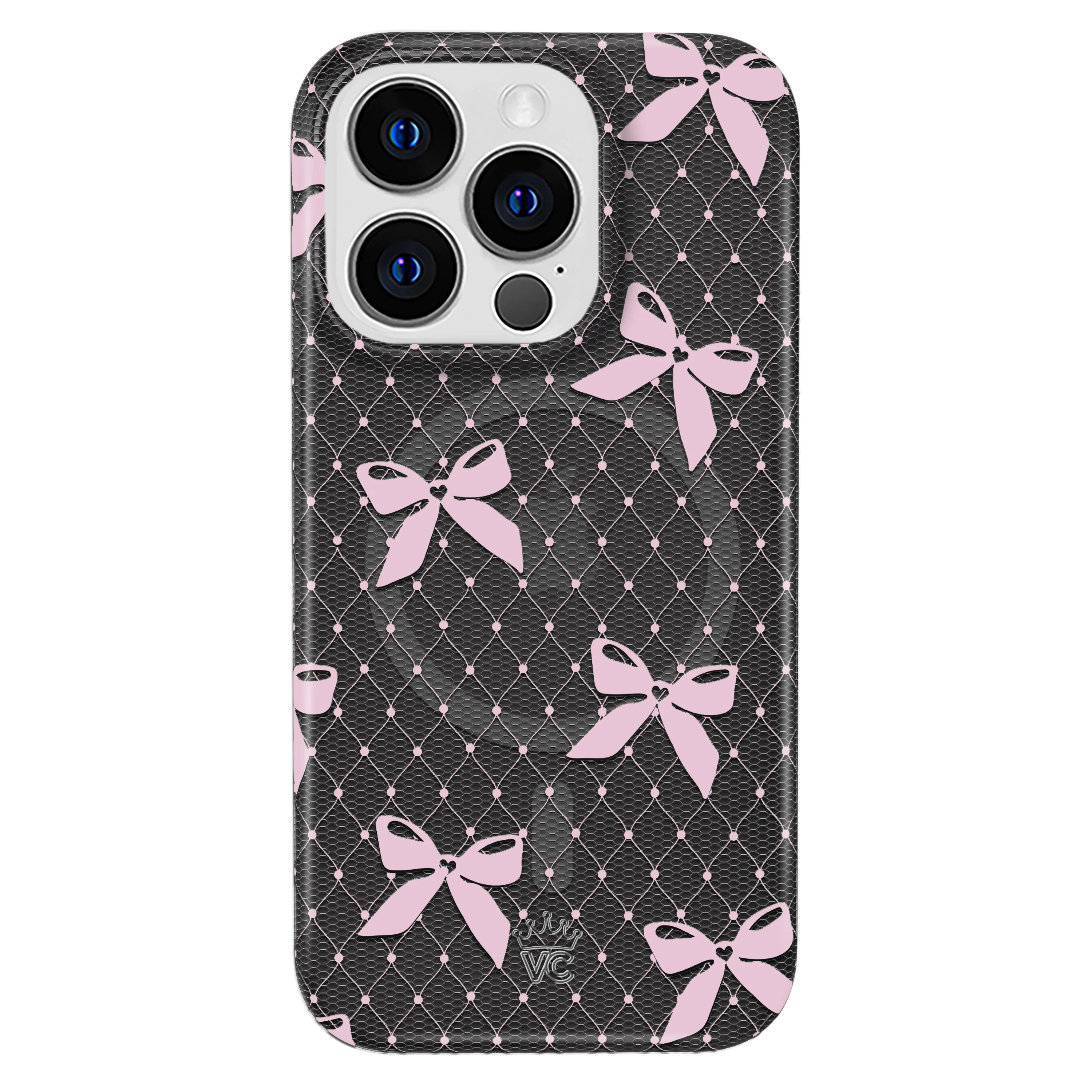 Lacy Pink Bows iPhone Case - Image 65