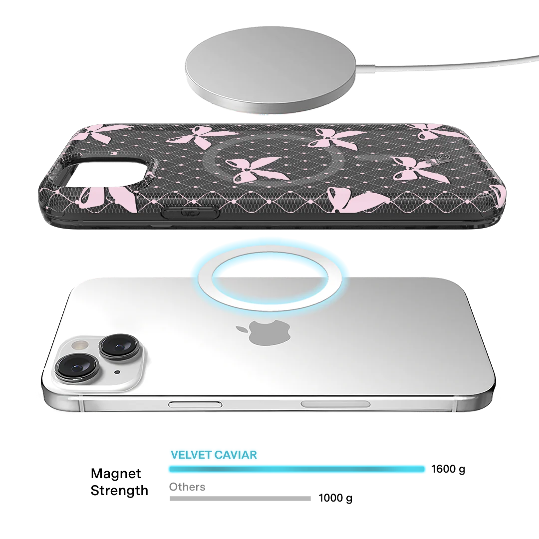 Lacy Pink Bows iPhone Case - Image 73