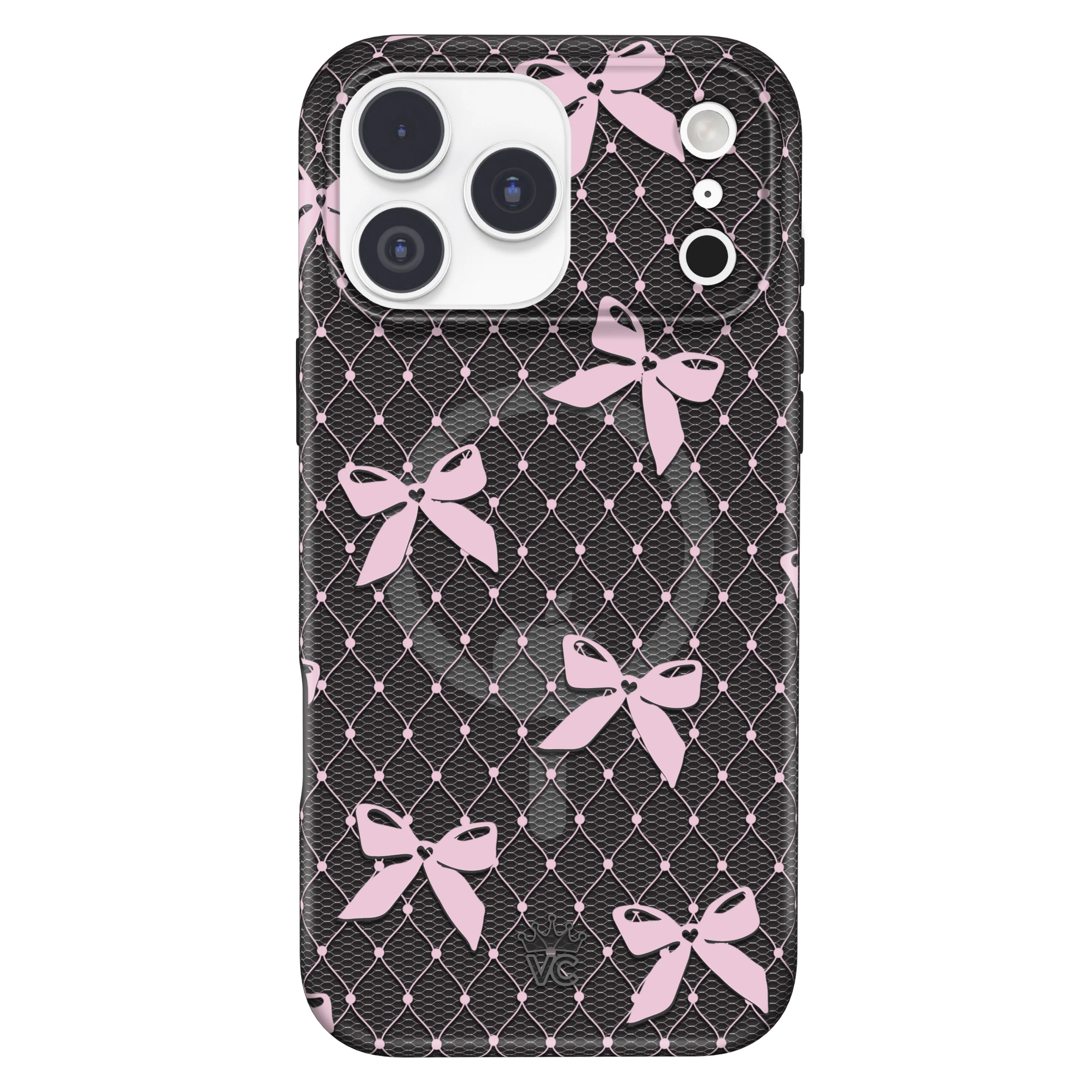 Lacy Pink Bows iPhone Case - Image 81