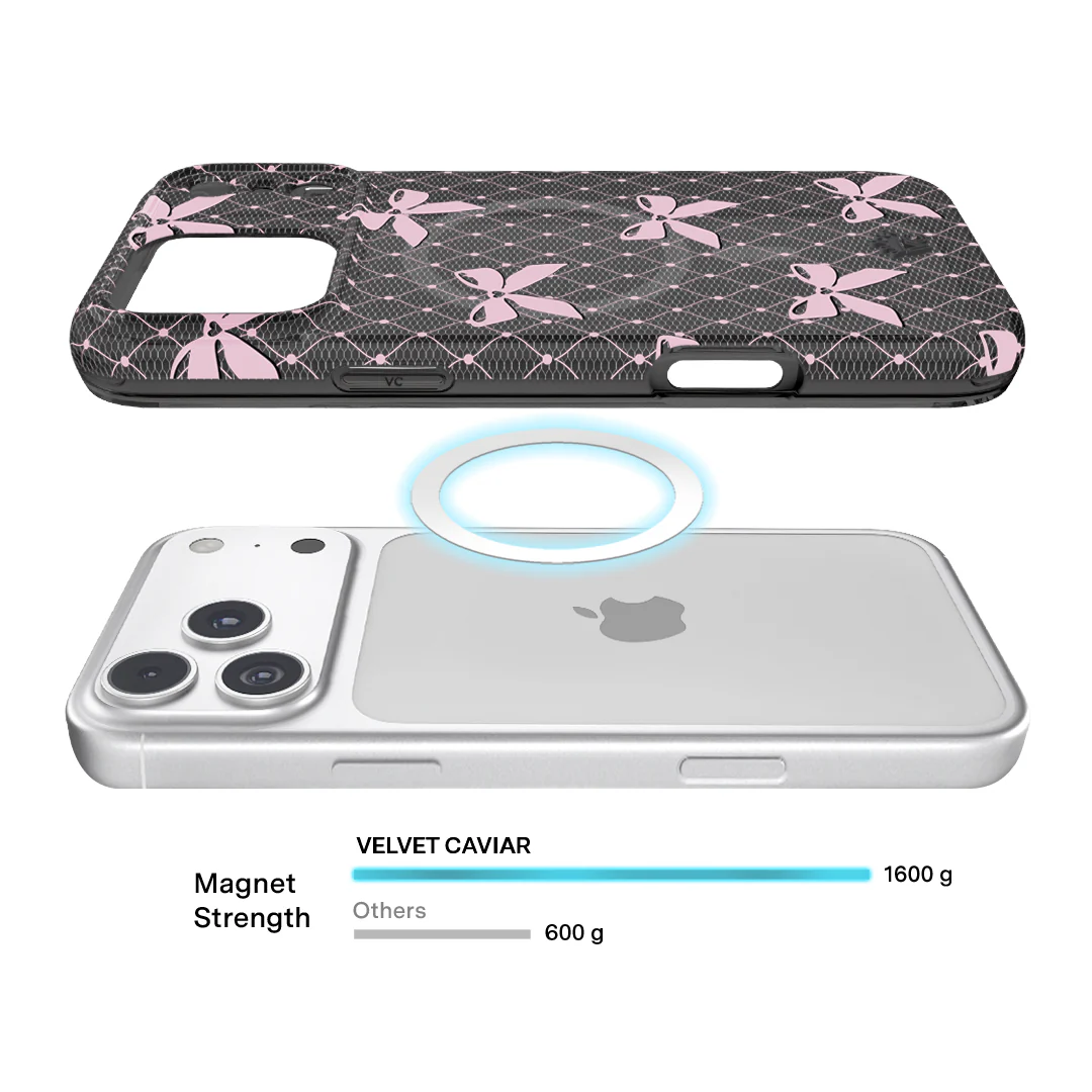Lacy Pink Bows iPhone Case - Image 84