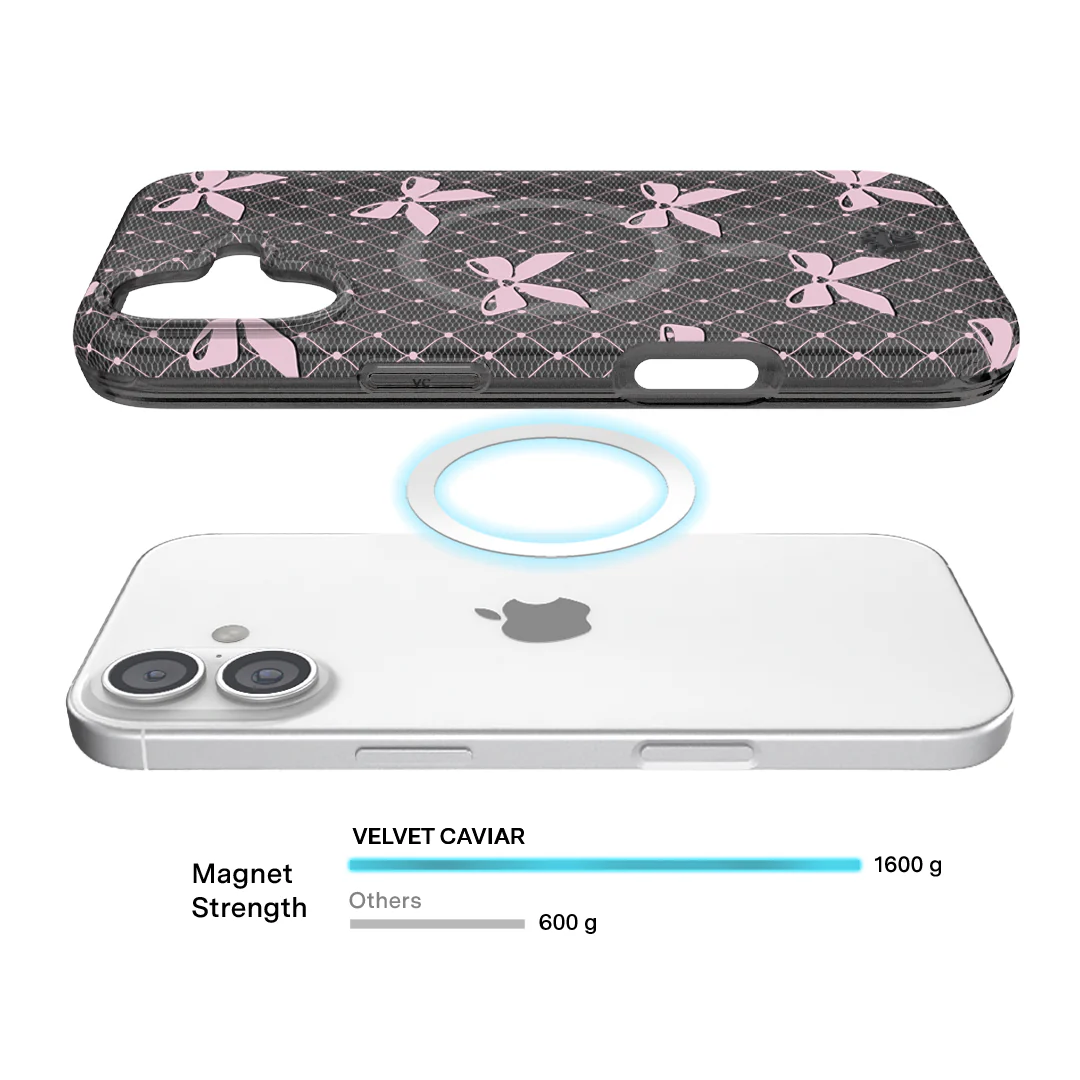 Lacy Pink Bows iPhone Case - Image 94