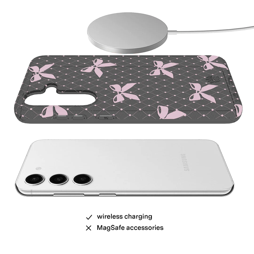 Lacy Pink Bows Samsung Case - Image 11