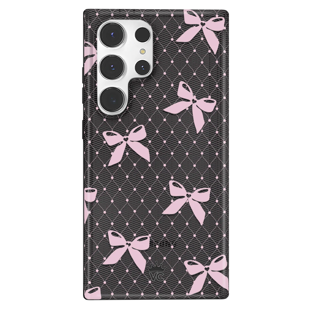 Lacy Pink Bows Samsung Case - Image 13