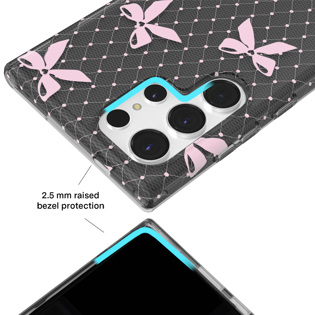 Lacy Pink Bows Samsung Case - Image 16