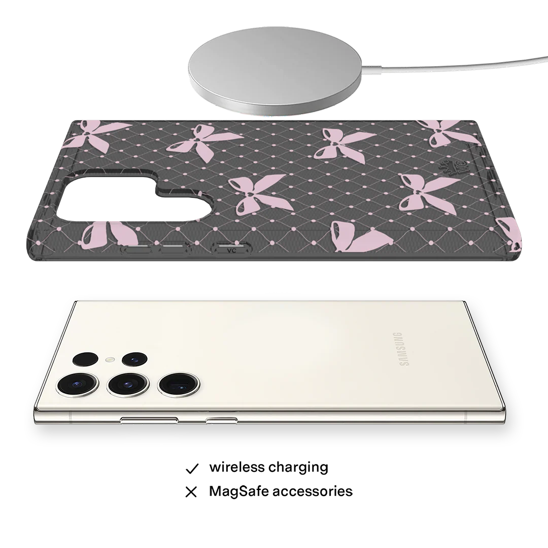 Lacy Pink Bows Samsung Case - Image 17