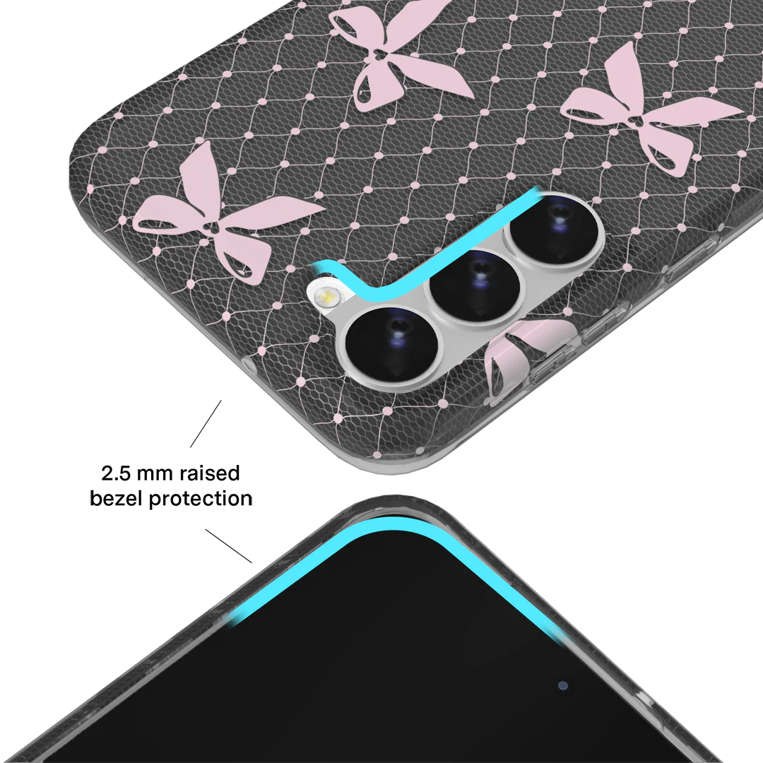 Lacy Pink Bows Samsung Case - Image 22