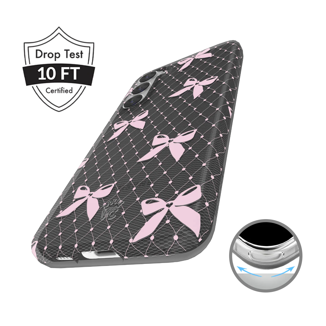 Lacy Pink Bows Samsung Case - Image 25