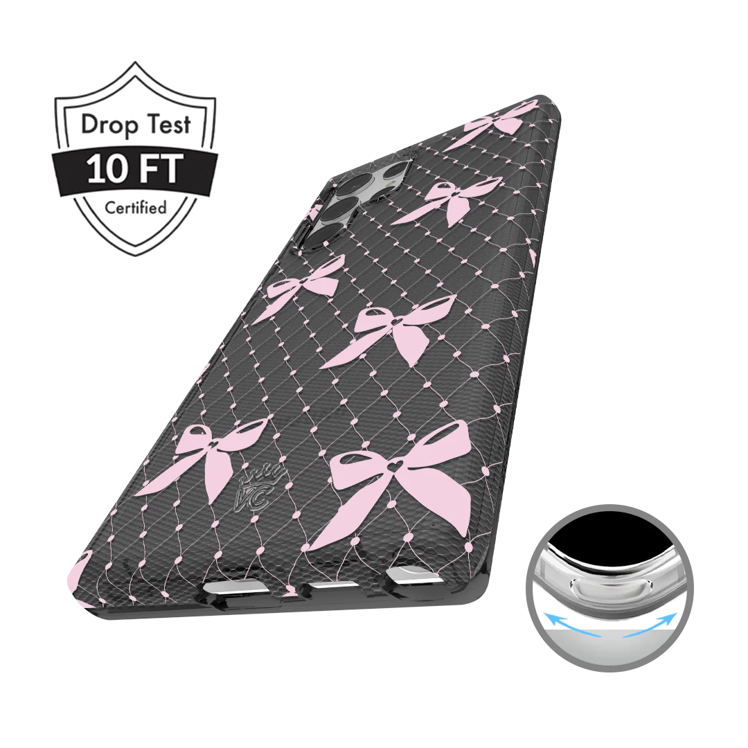 Lacy Pink Bows Samsung Case - Image 30