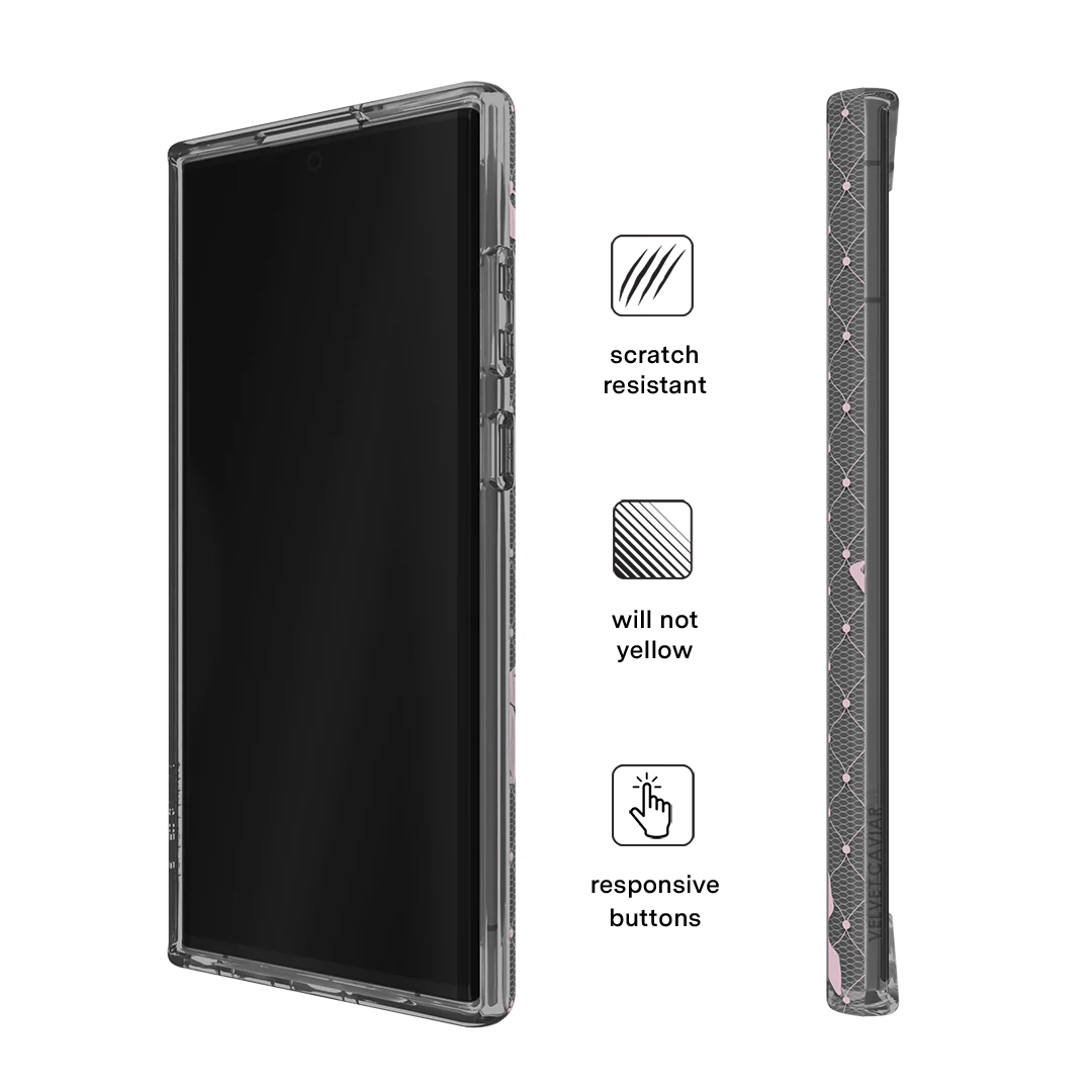 Lacy Pink Bows Samsung Case - Image 37