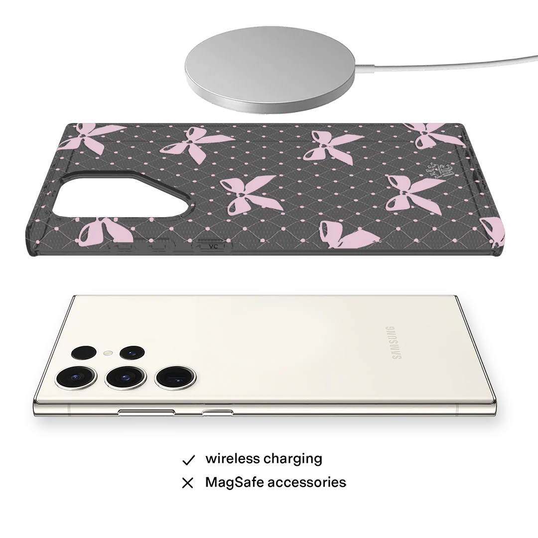 Lacy Pink Bows Samsung Case - Image 47