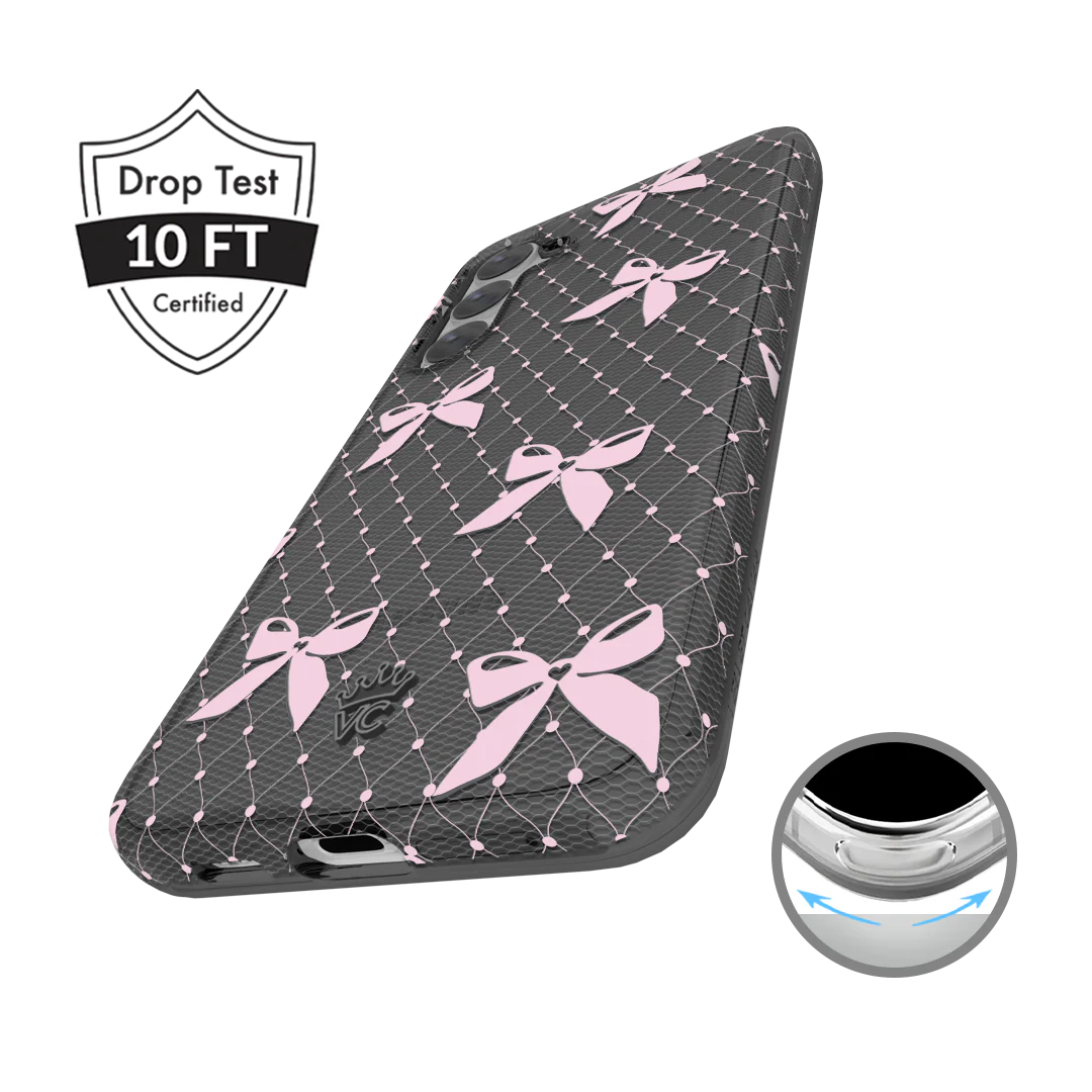 Lacy Pink Bows Samsung Case - Image 5