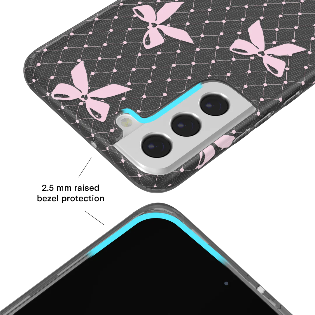 Lacy Pink Bows Samsung Case - Image 52