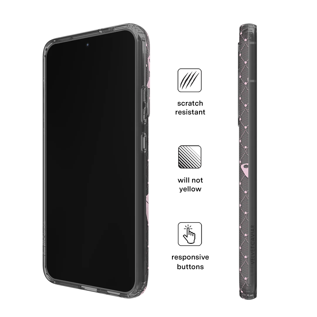 Lacy Pink Bows Samsung Case - Image 55