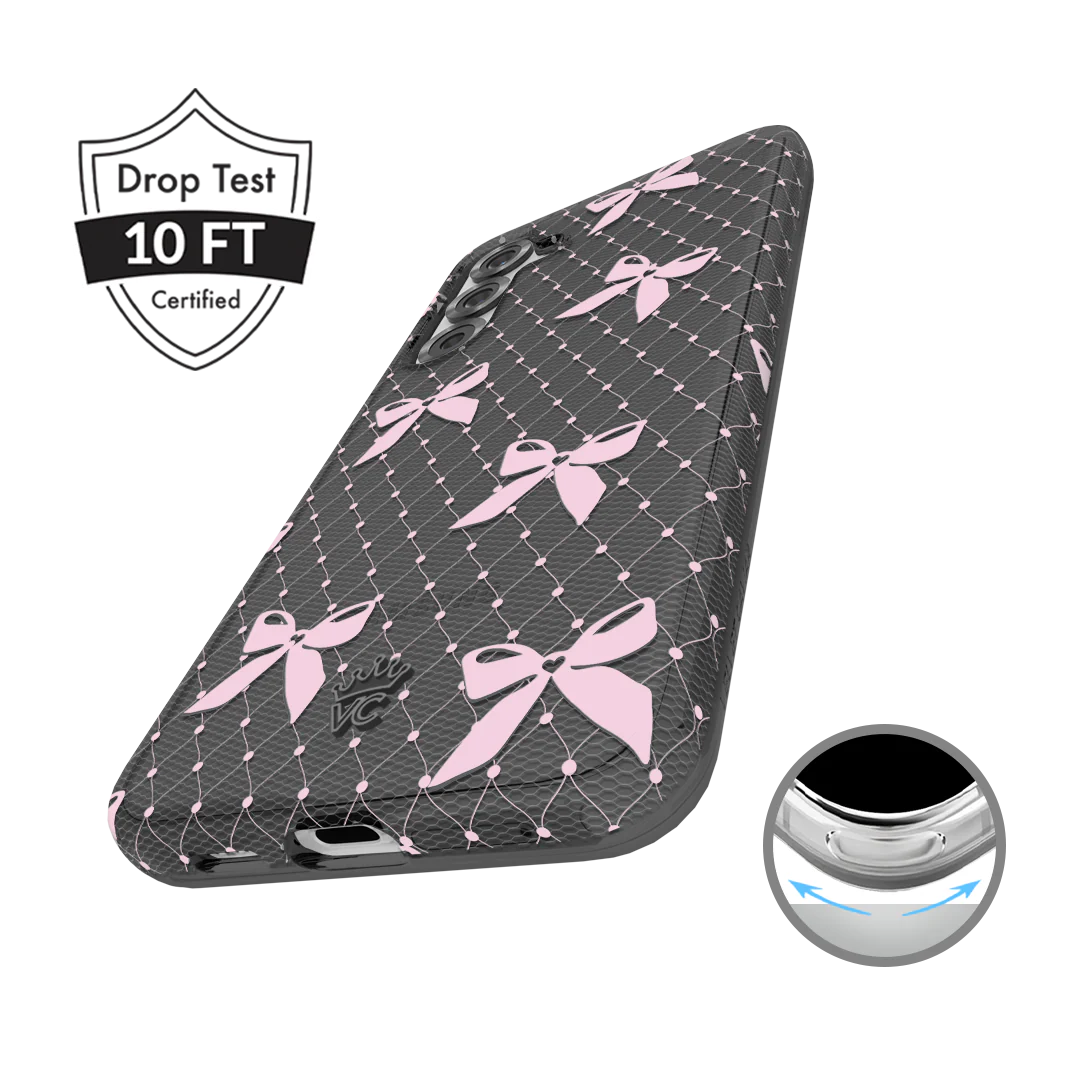 Lacy Pink Bows Samsung Case - Image 56