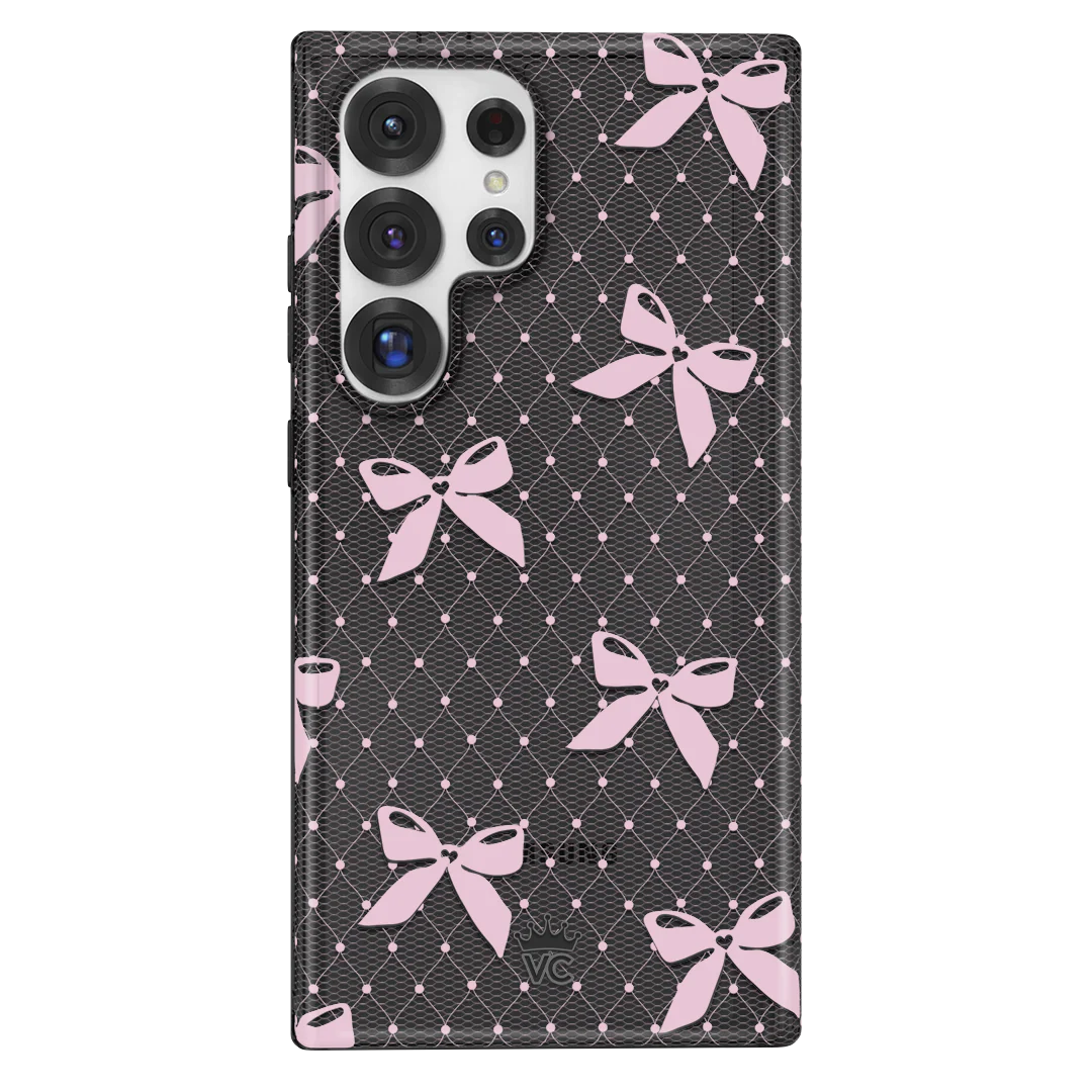 Lacy Pink Bows Samsung Case - Image 57