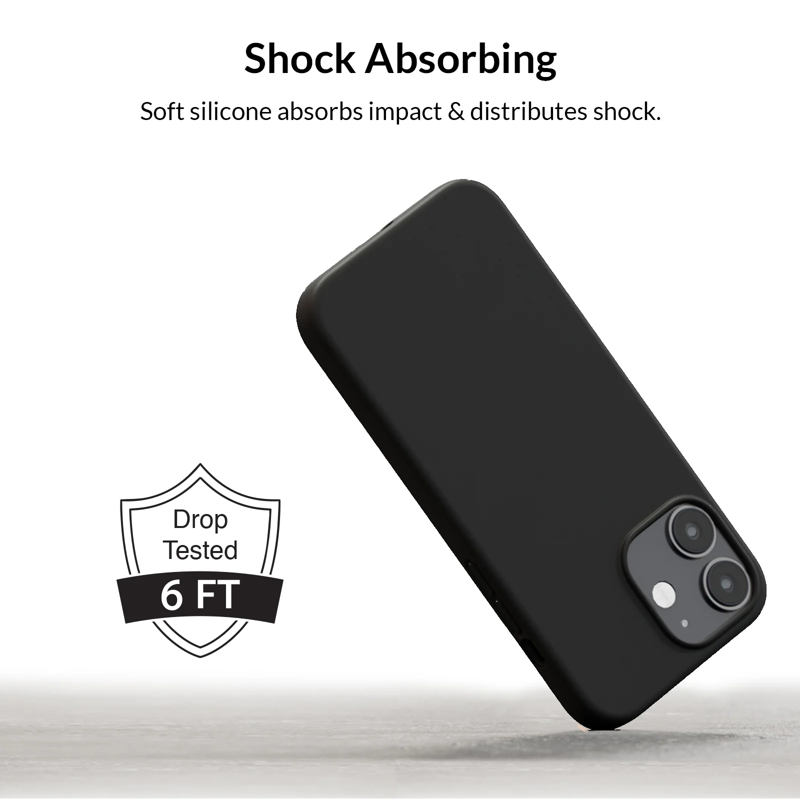 Black Silicone iPhone Case - Image 55