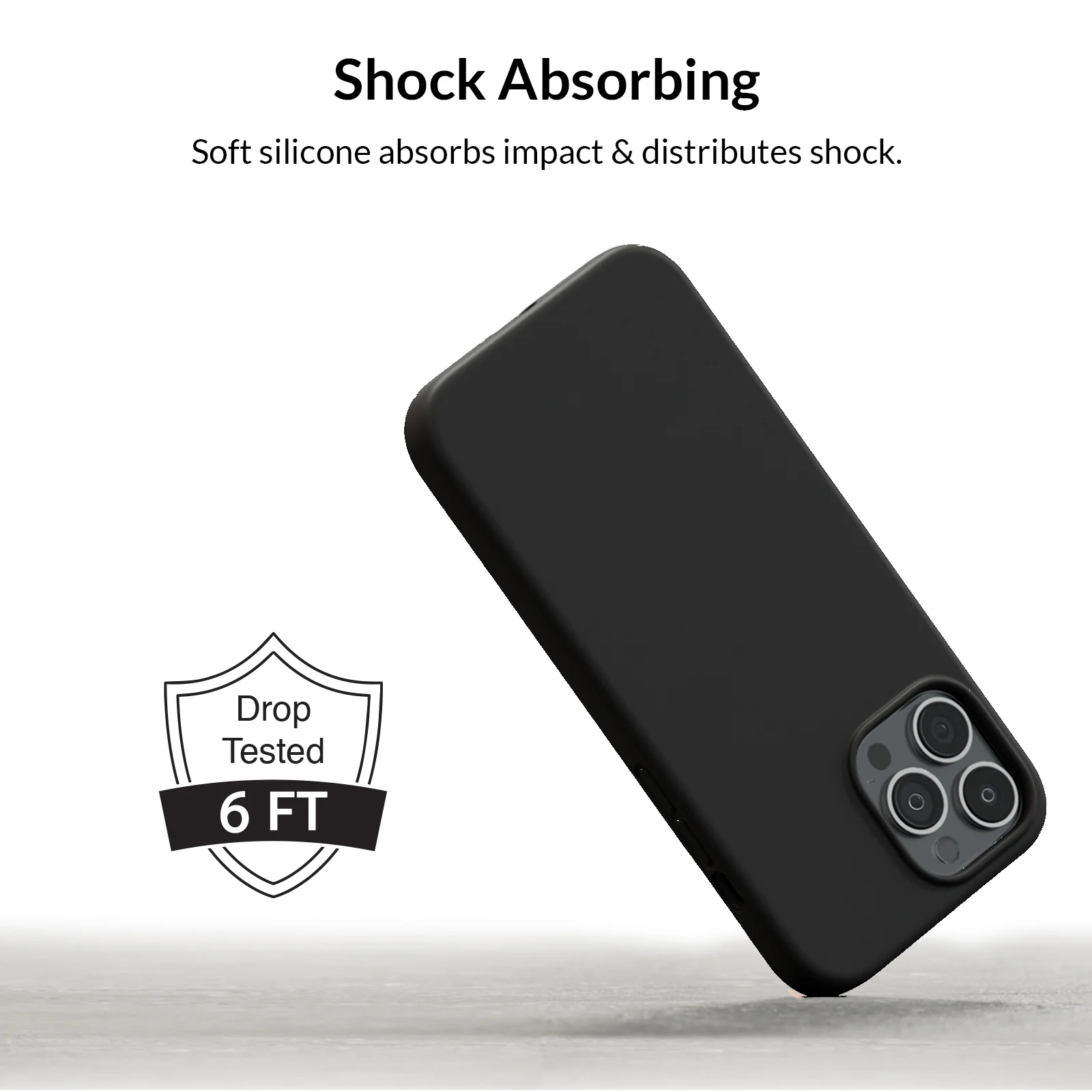 Black Silicone iPhone Case - Image 6