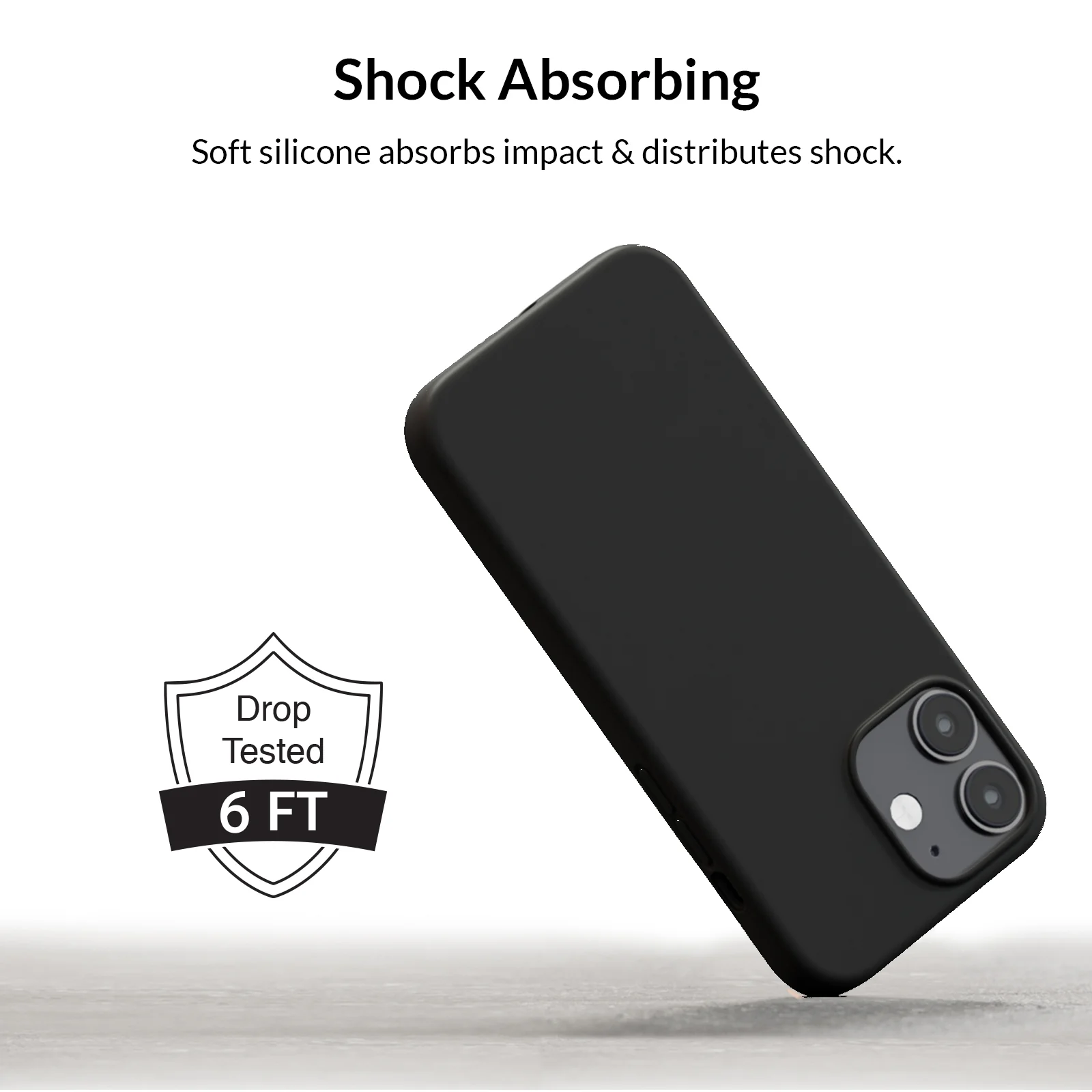 Black Silicone iPhone Case - Image 61