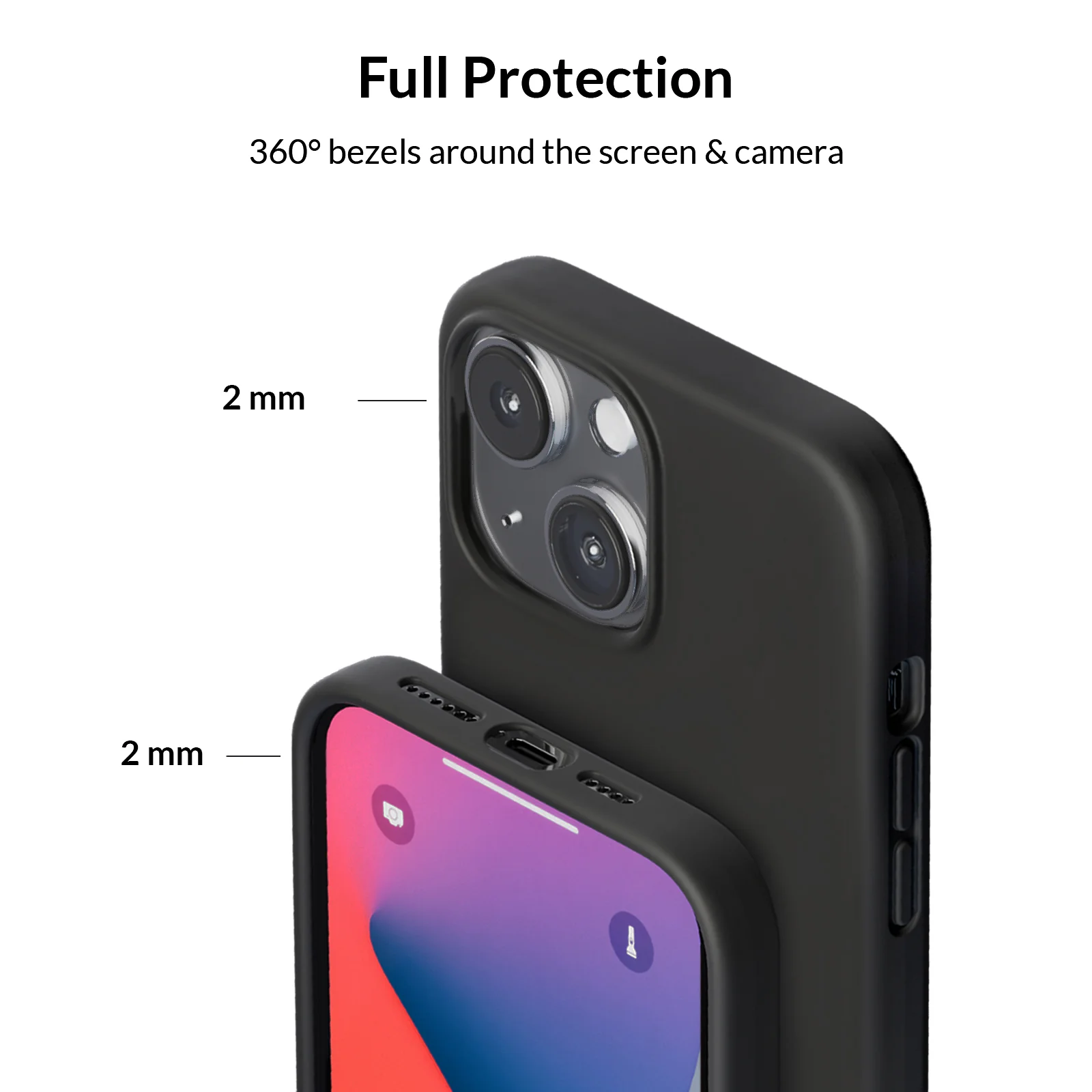 Black Silicone iPhone Case - Image 85