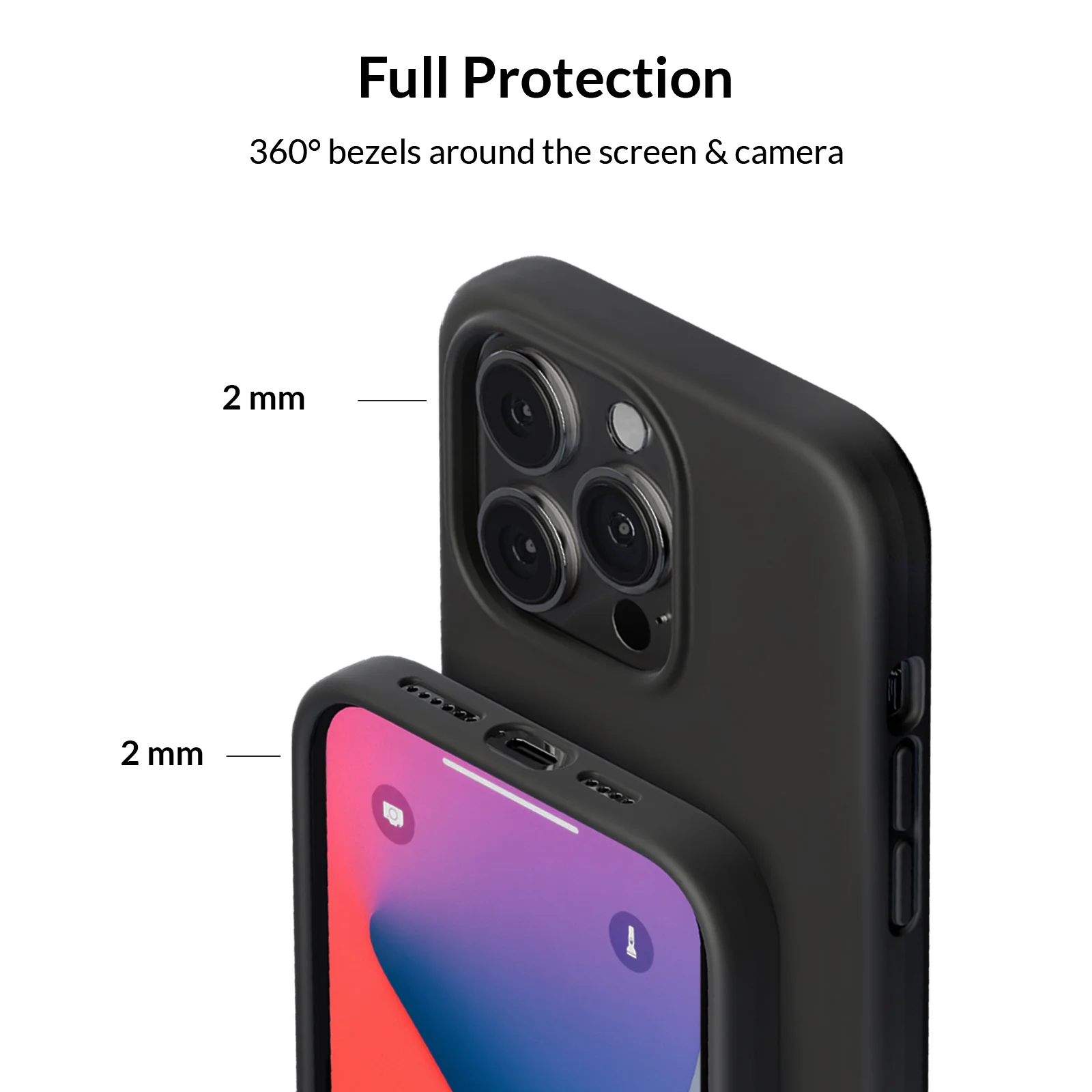 Black Silicone iPhone Case - Image 92