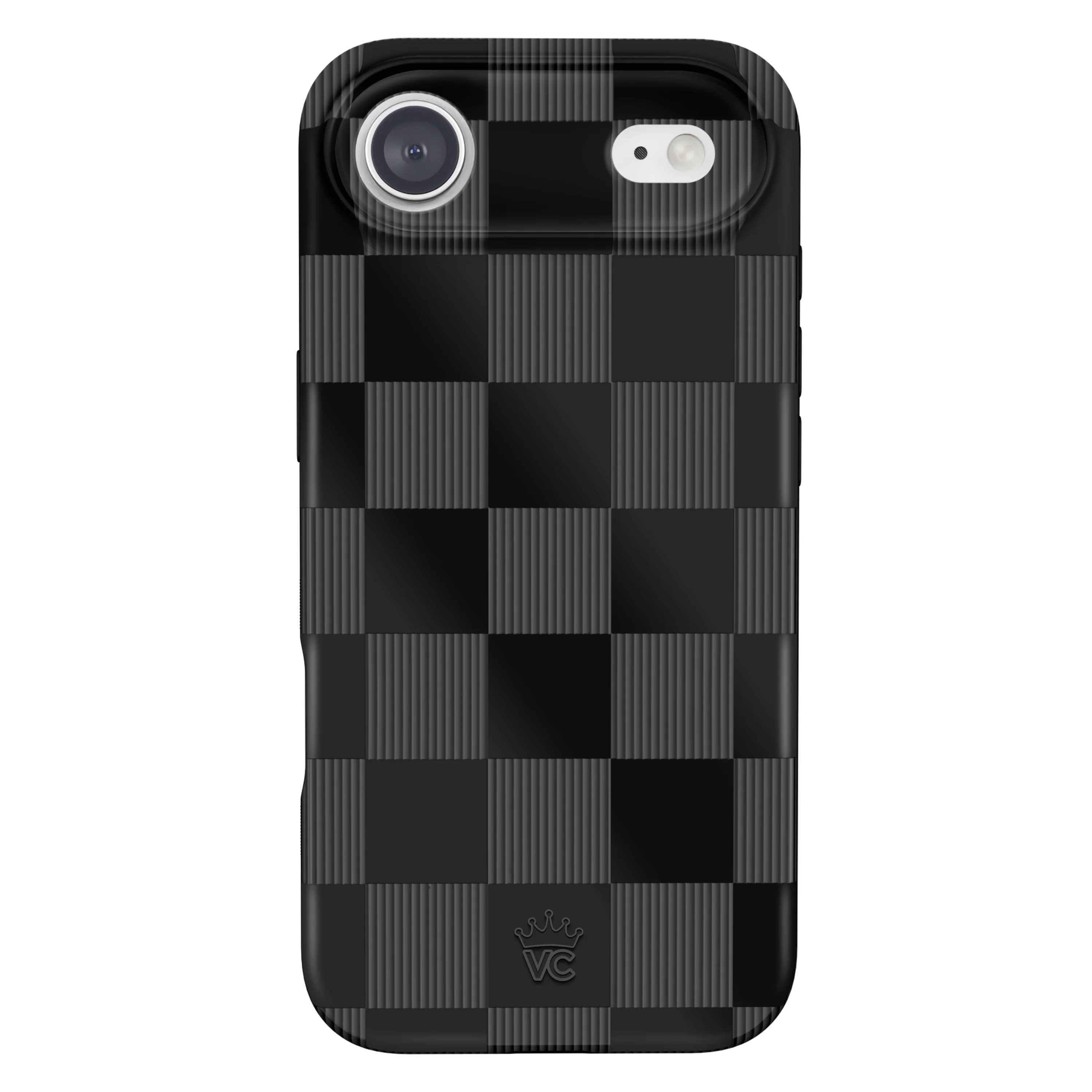 Noir Vibe Checkered iPhone Case - Image 101