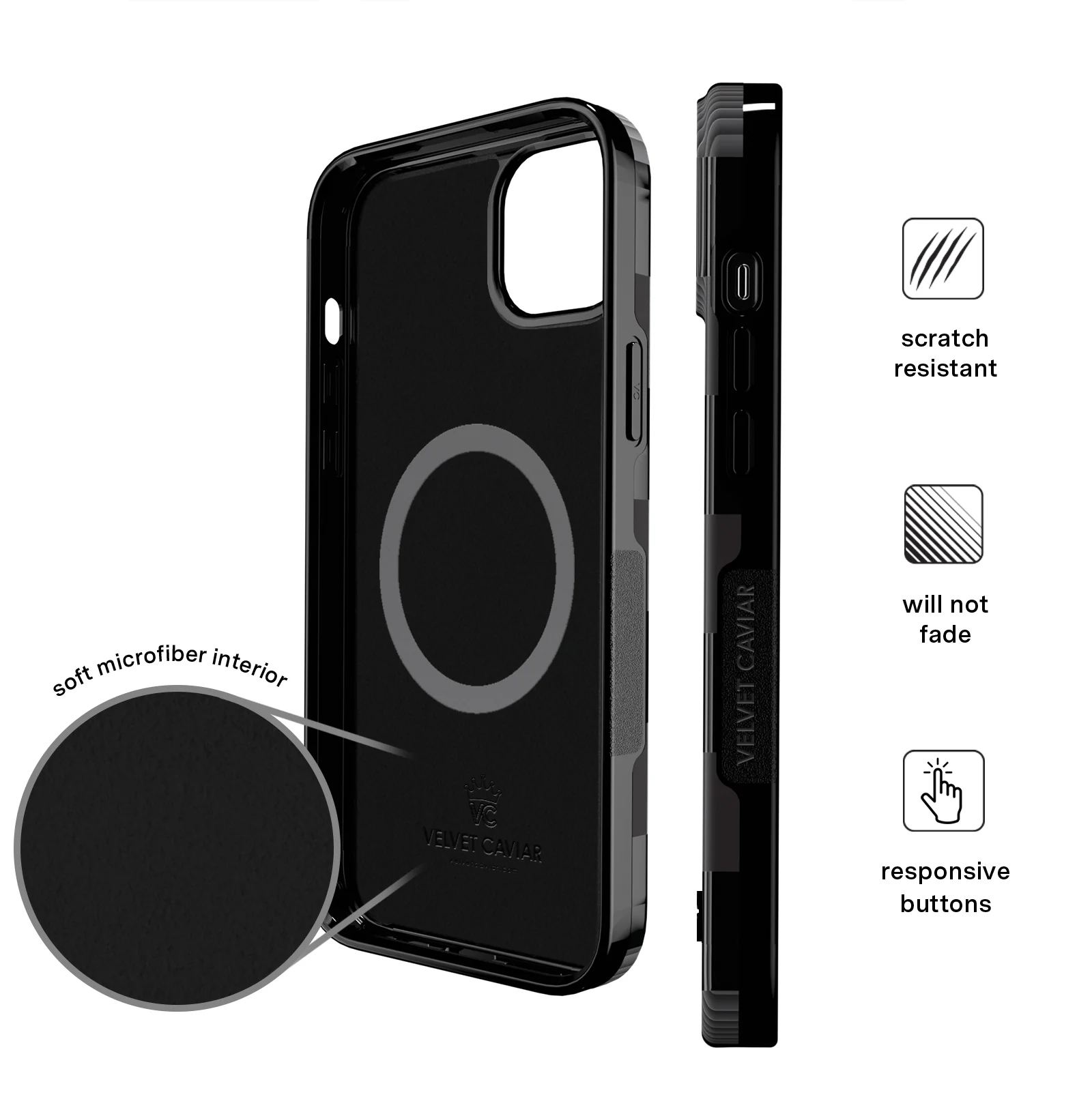 Noir Vibe Checkered iPhone Case - Image 20