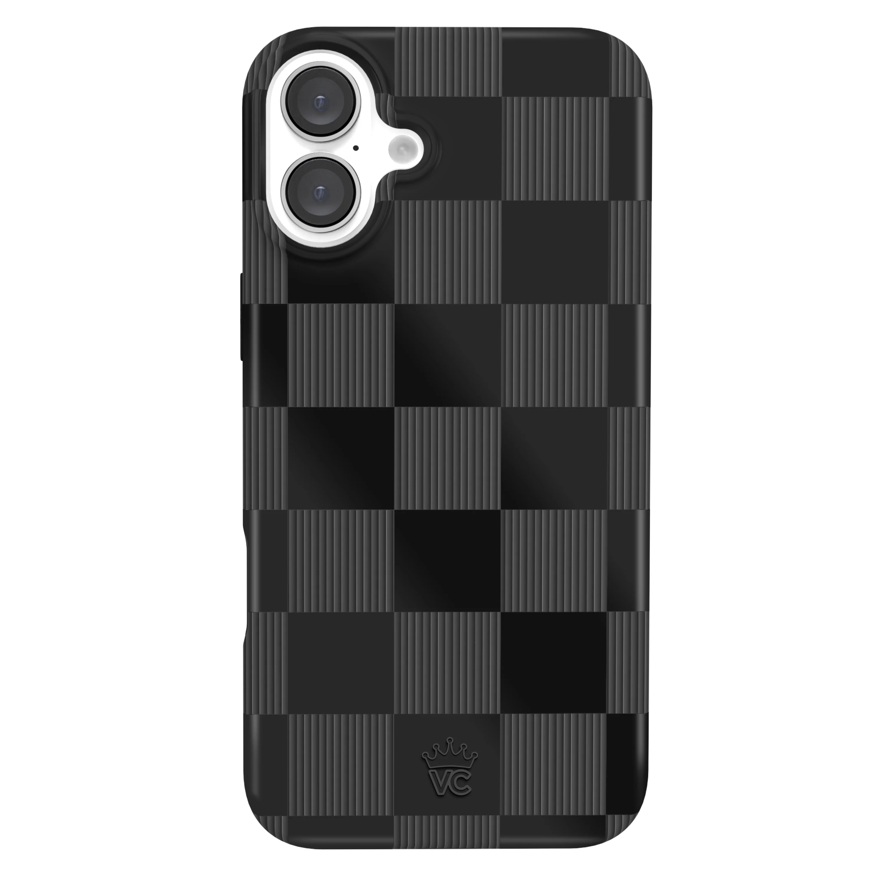 Noir Vibe Checkered iPhone Case - Image 96