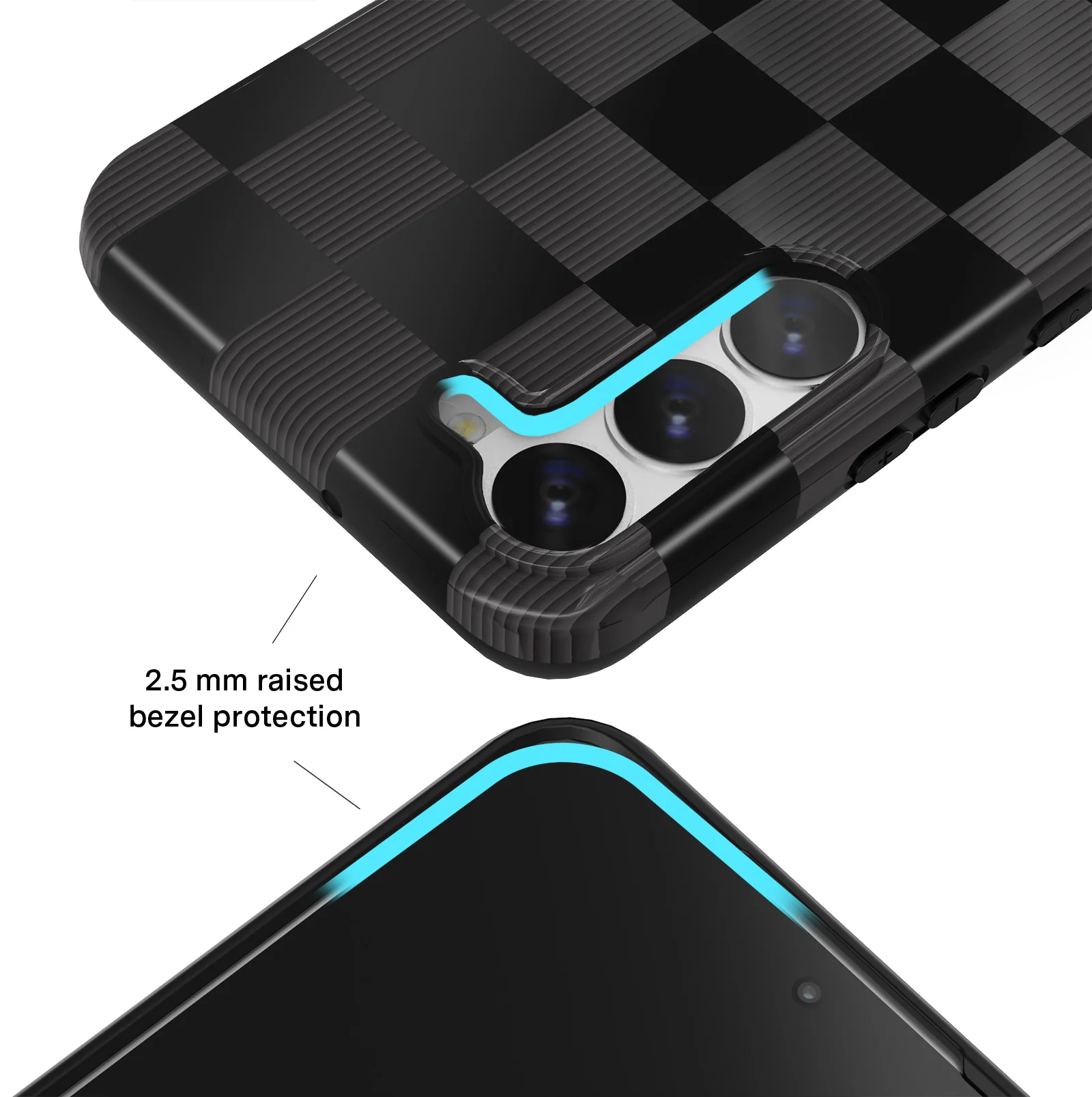 Noir Vibe Checkered Samsung Case - Image 18
