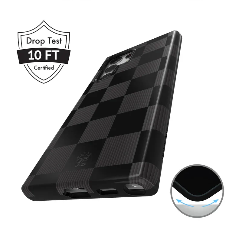 Noir Vibe Checkered Samsung Case - Image 25